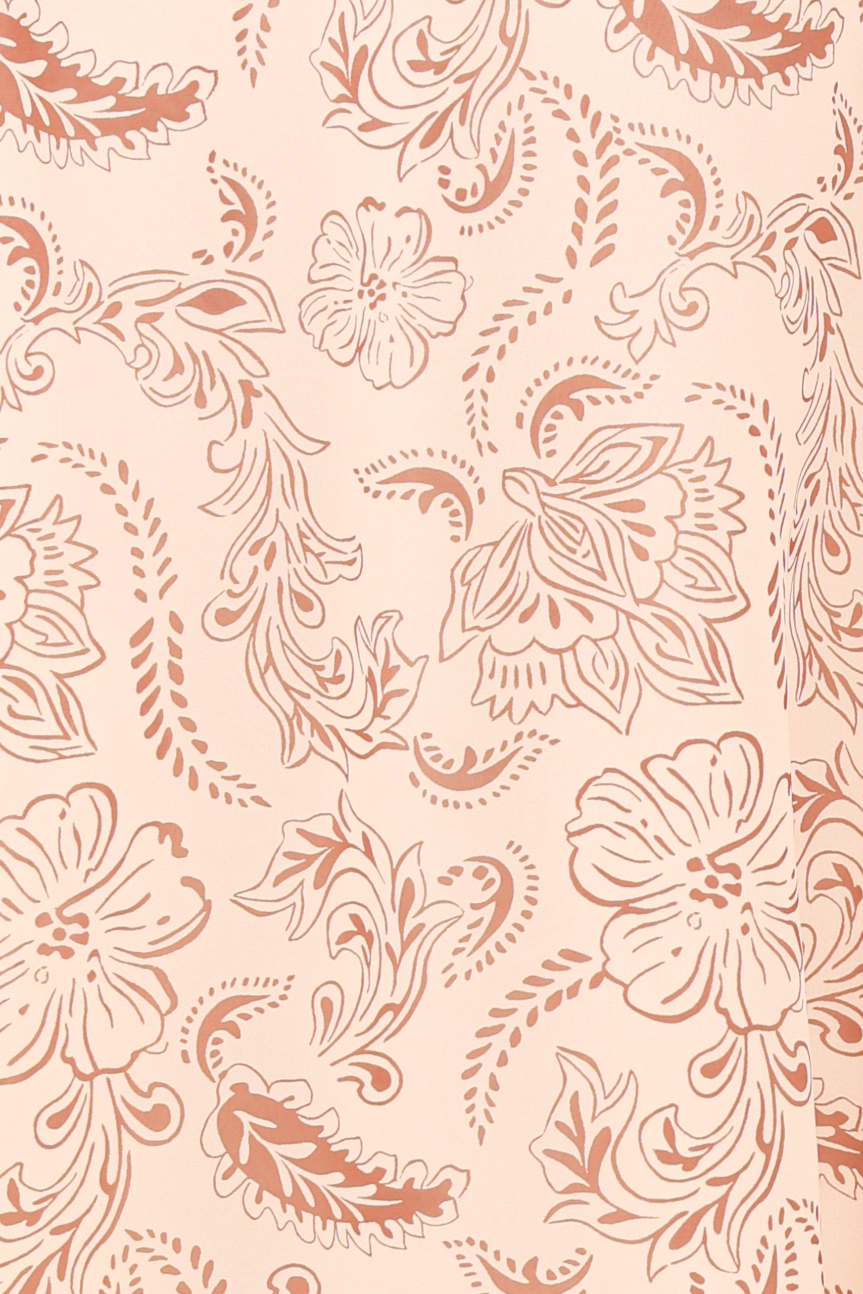 Riba Midi Dress - Brown Paisley - Image 7