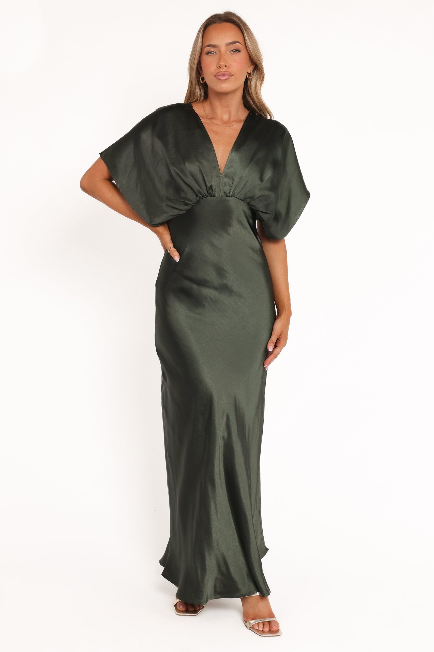 Ricki Maxi Dress - Olive Green - Image 2