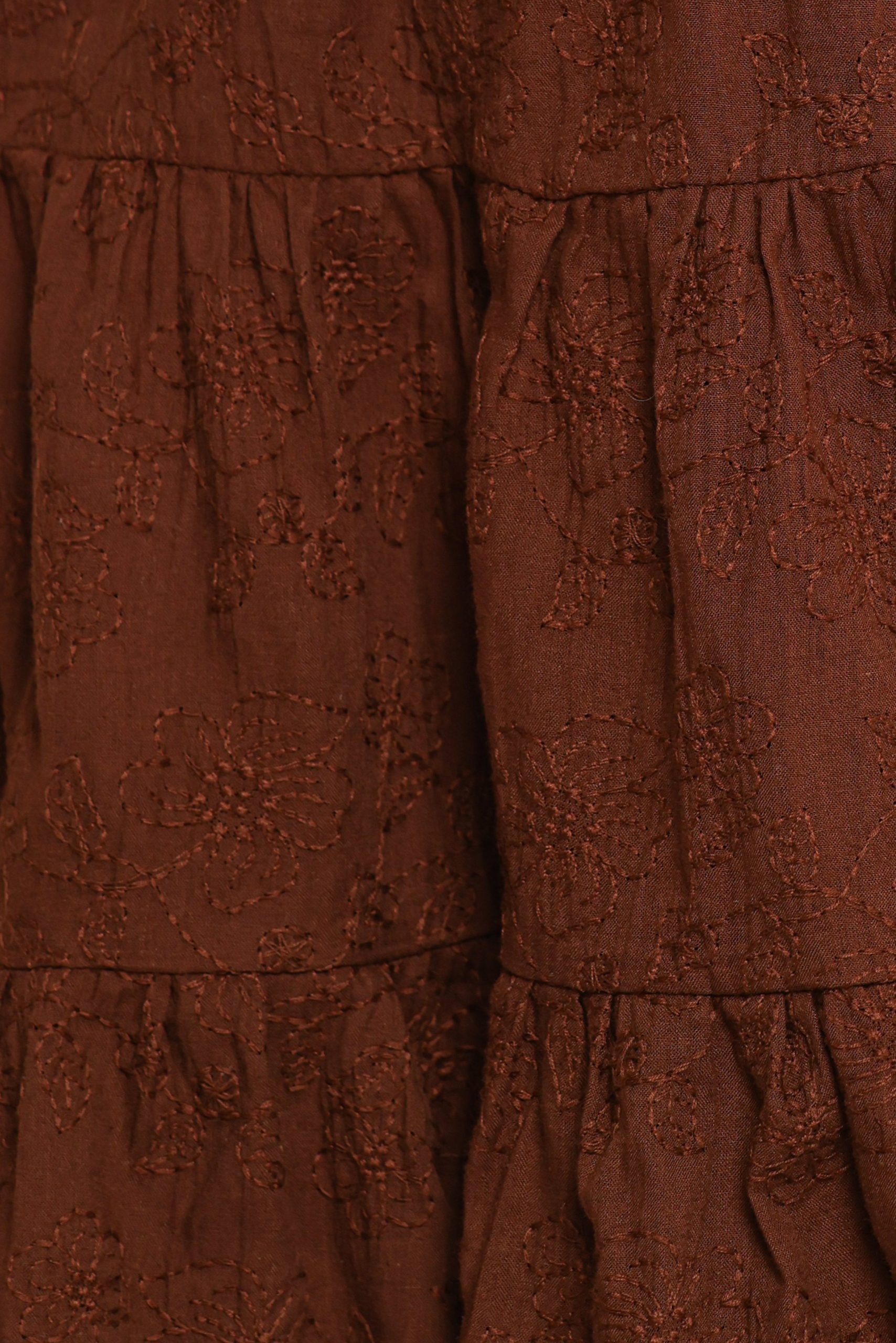 Rilie Halterneck Mini Dress - Brown - Image 6