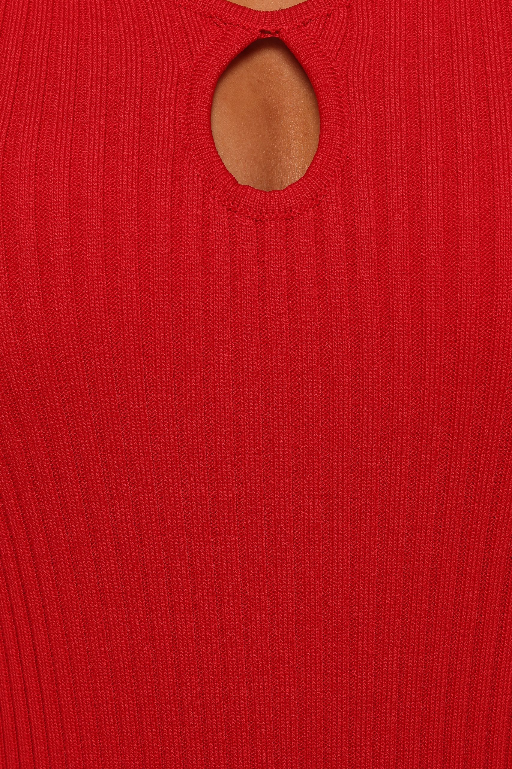 Robin Midi Dress - Red - Image 6