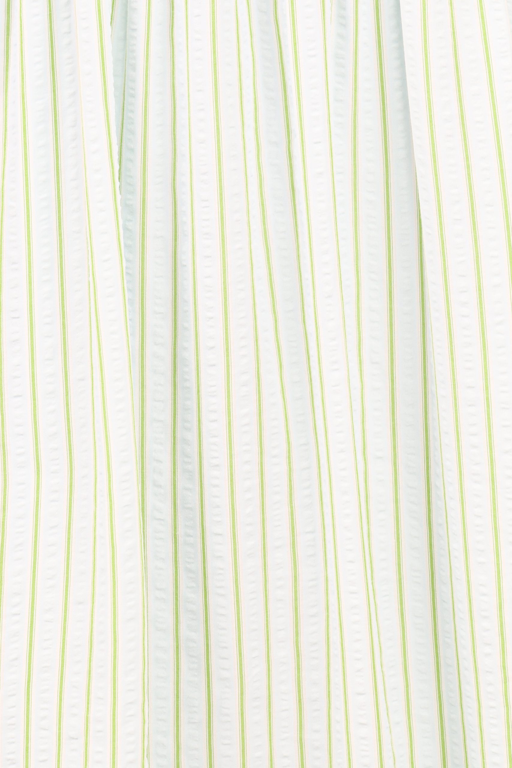 Ronnie Short Sleeve Midi Dress - Green Blue Stripe - Image 7
