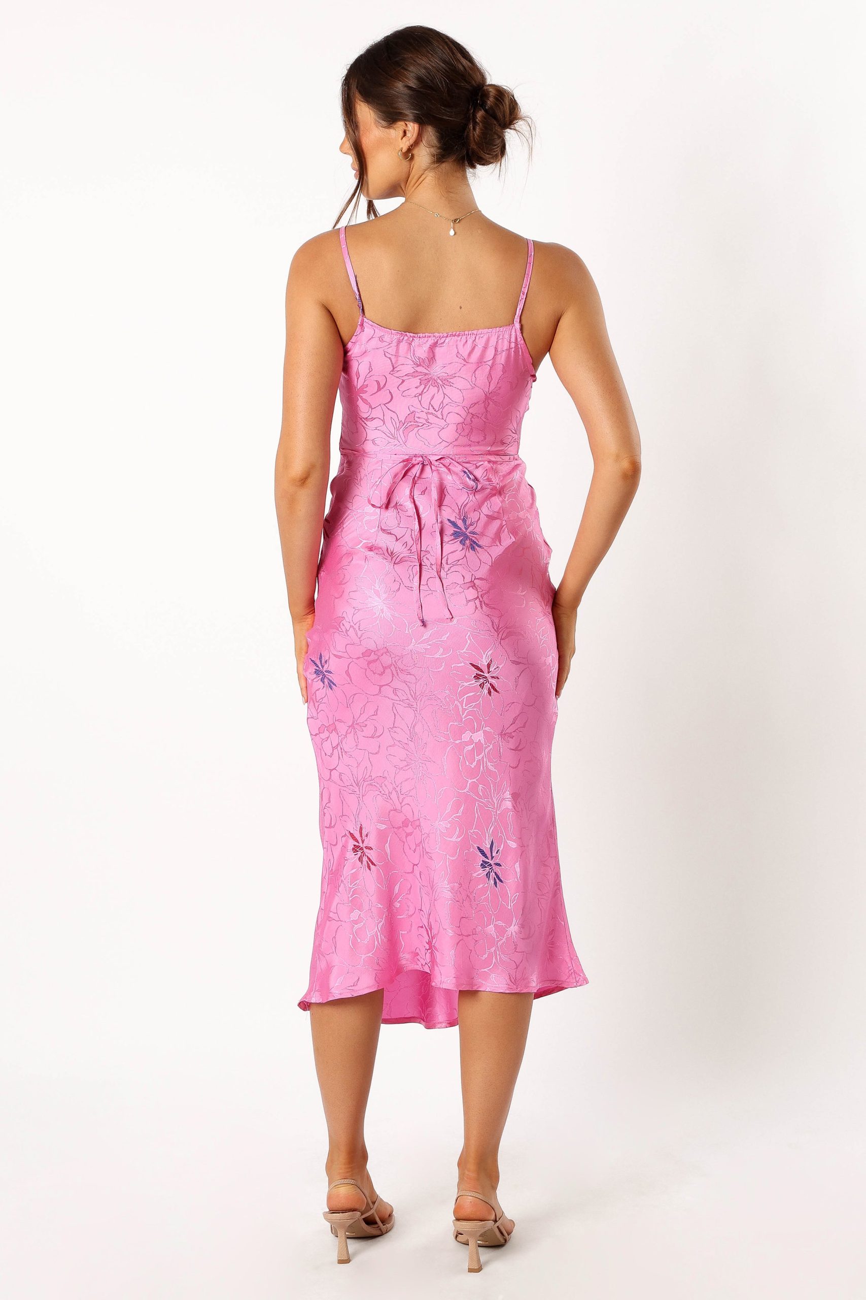 Rosa Midi Dress - Pink - Image 4