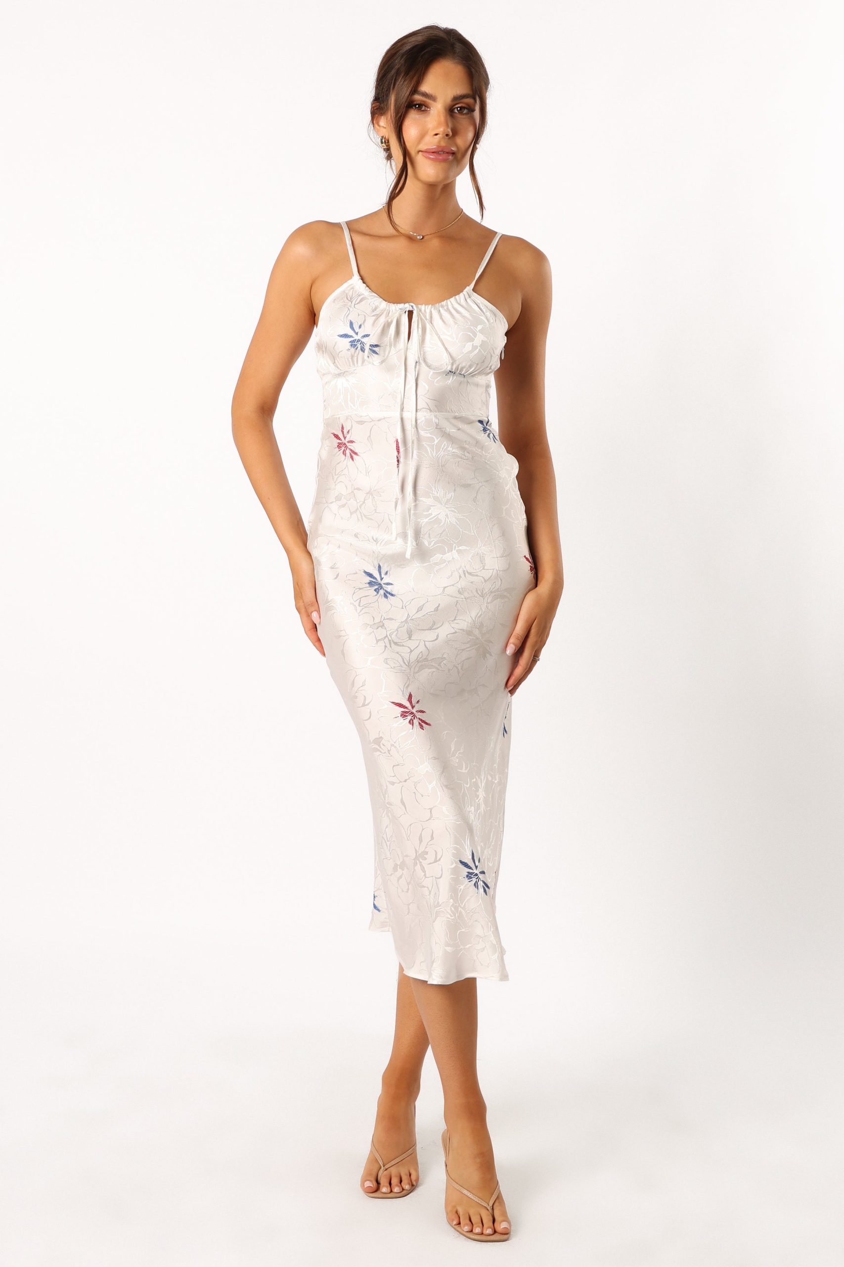 Rosa Midi Dress - White - Image 2