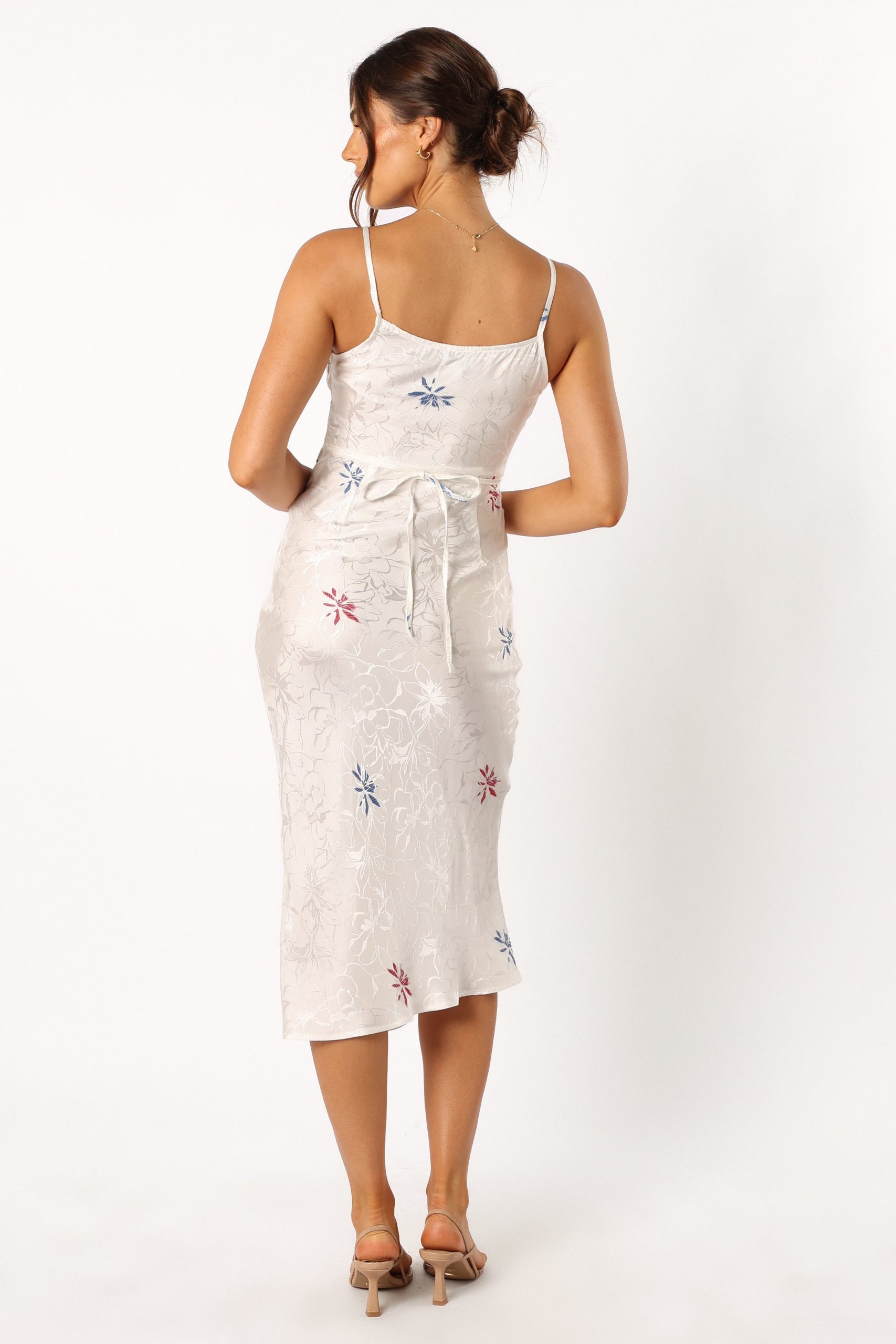 Rosa Midi Dress - White - Image 4