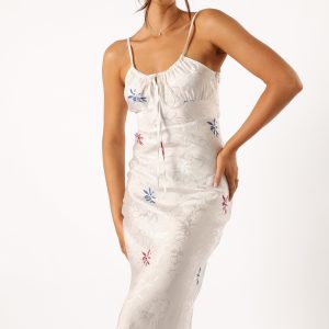 Rosa Midi Dress - White
