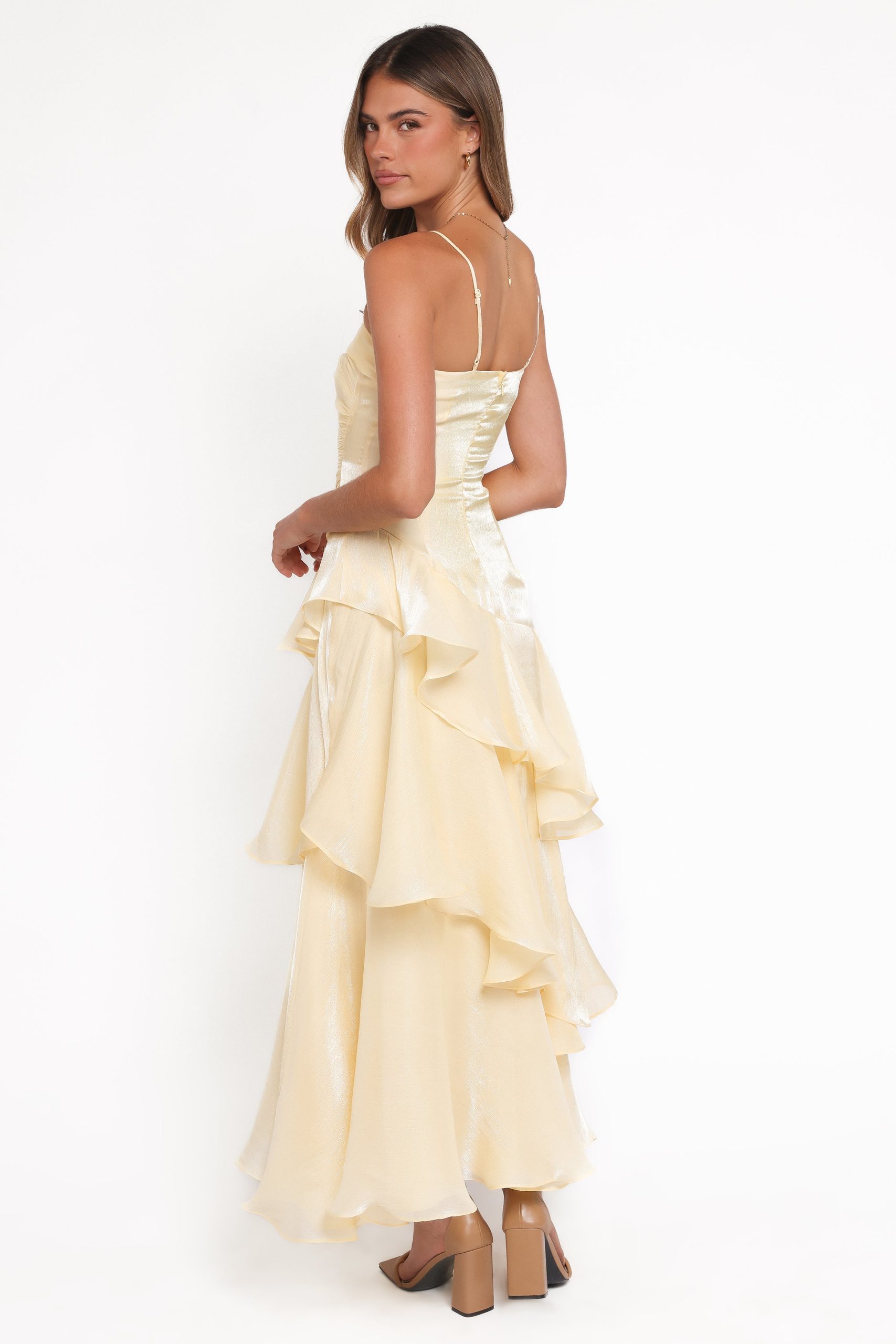 Rosalie Maxi Dress - Butter Yellow - Image 3