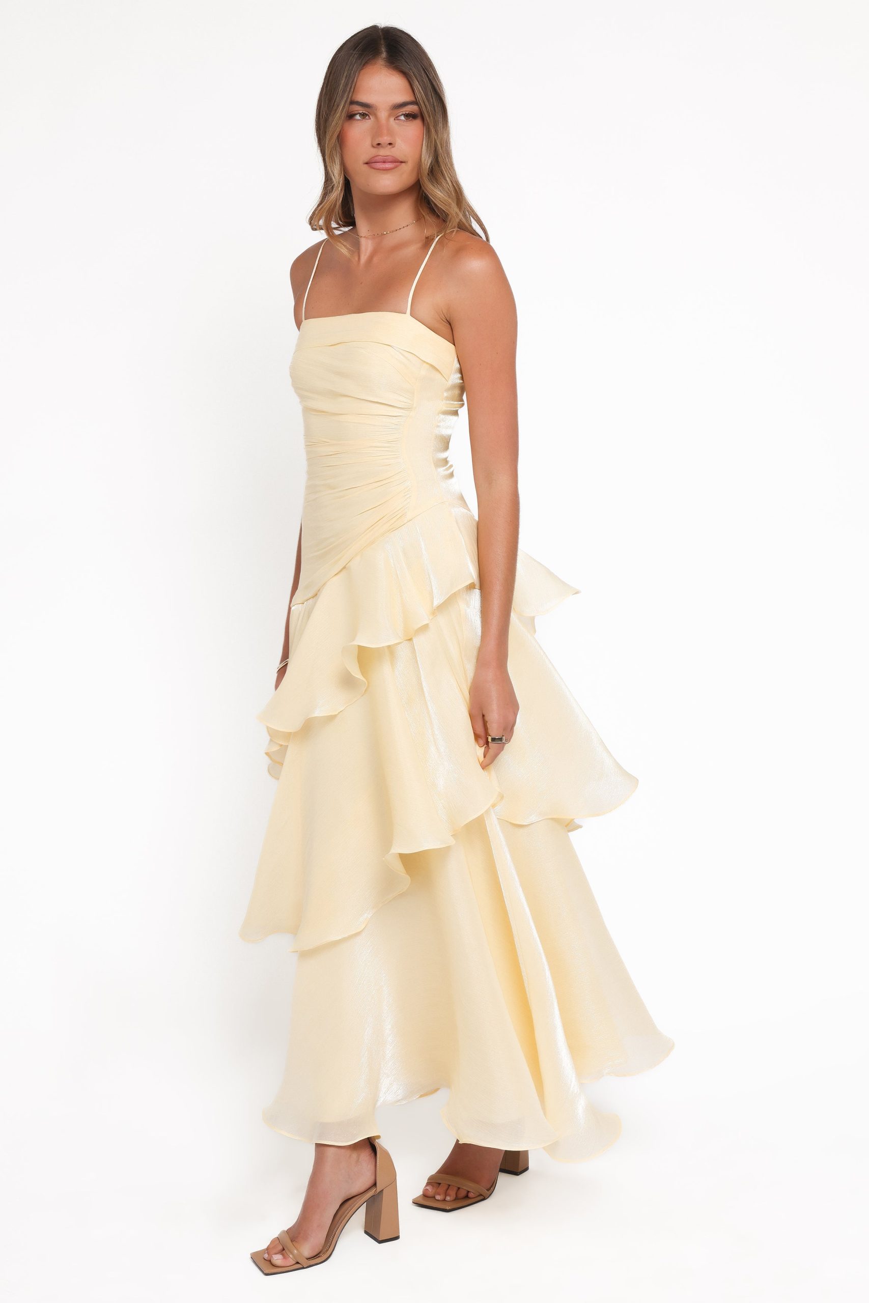 Rosalie Maxi Dress - Butter Yellow - Image 2