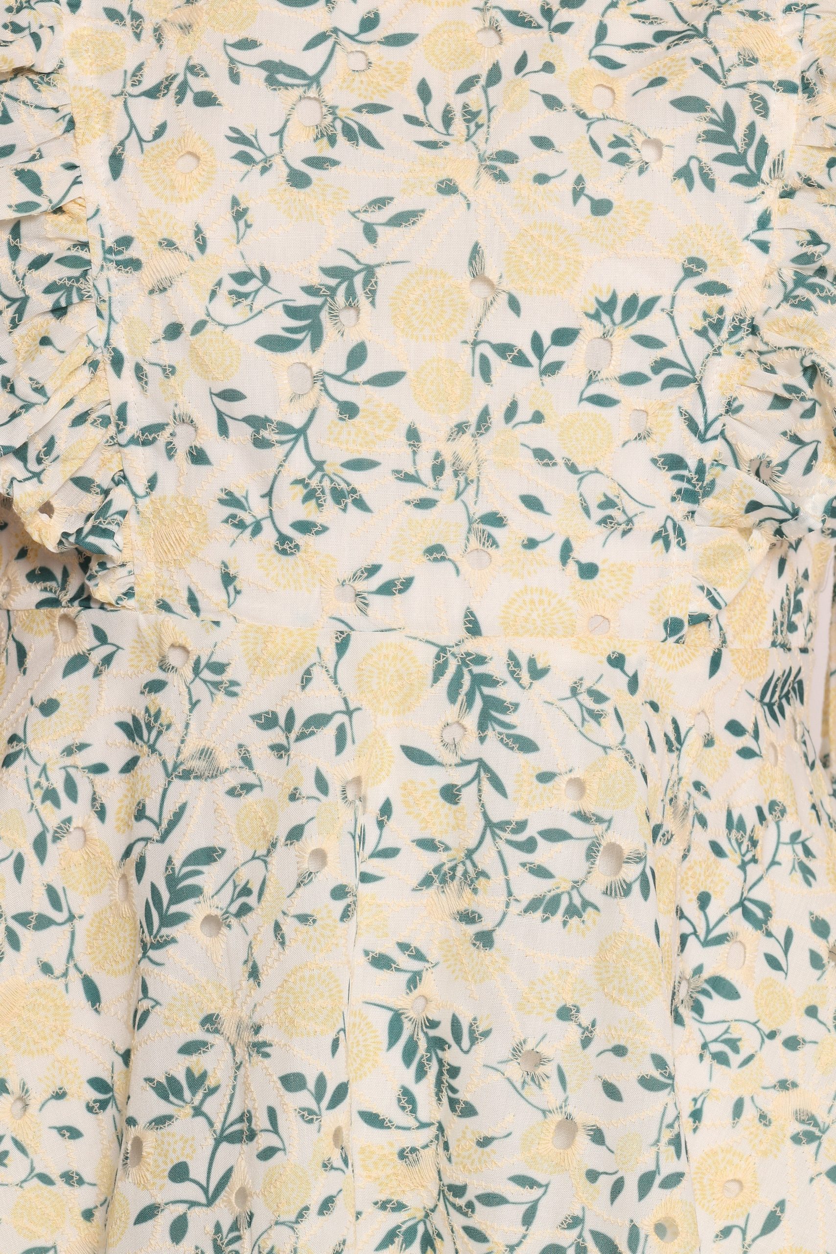 Rosalind Mini Dress - Yellow - Image 6