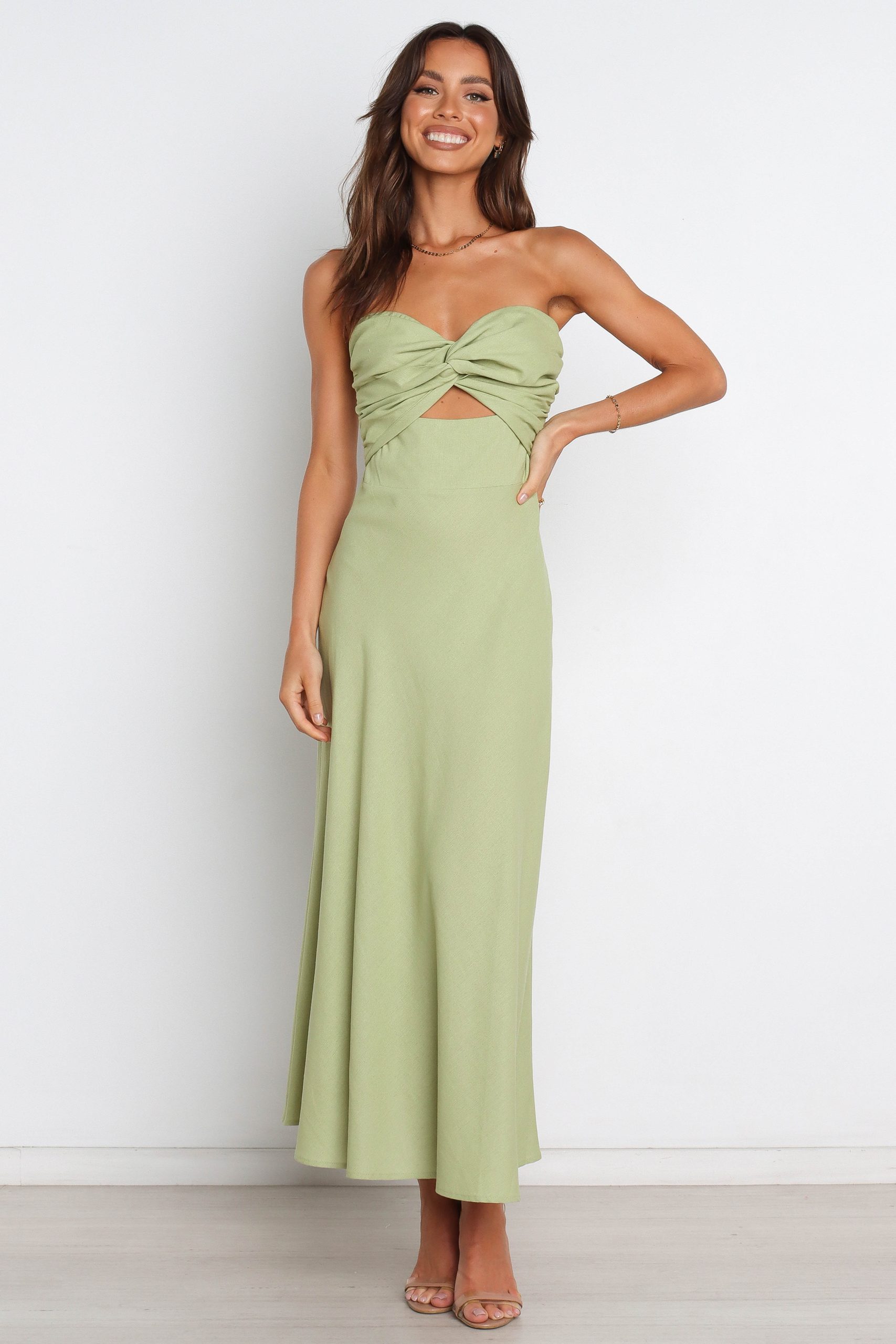 Rosetta Dress - Olive - Image 2