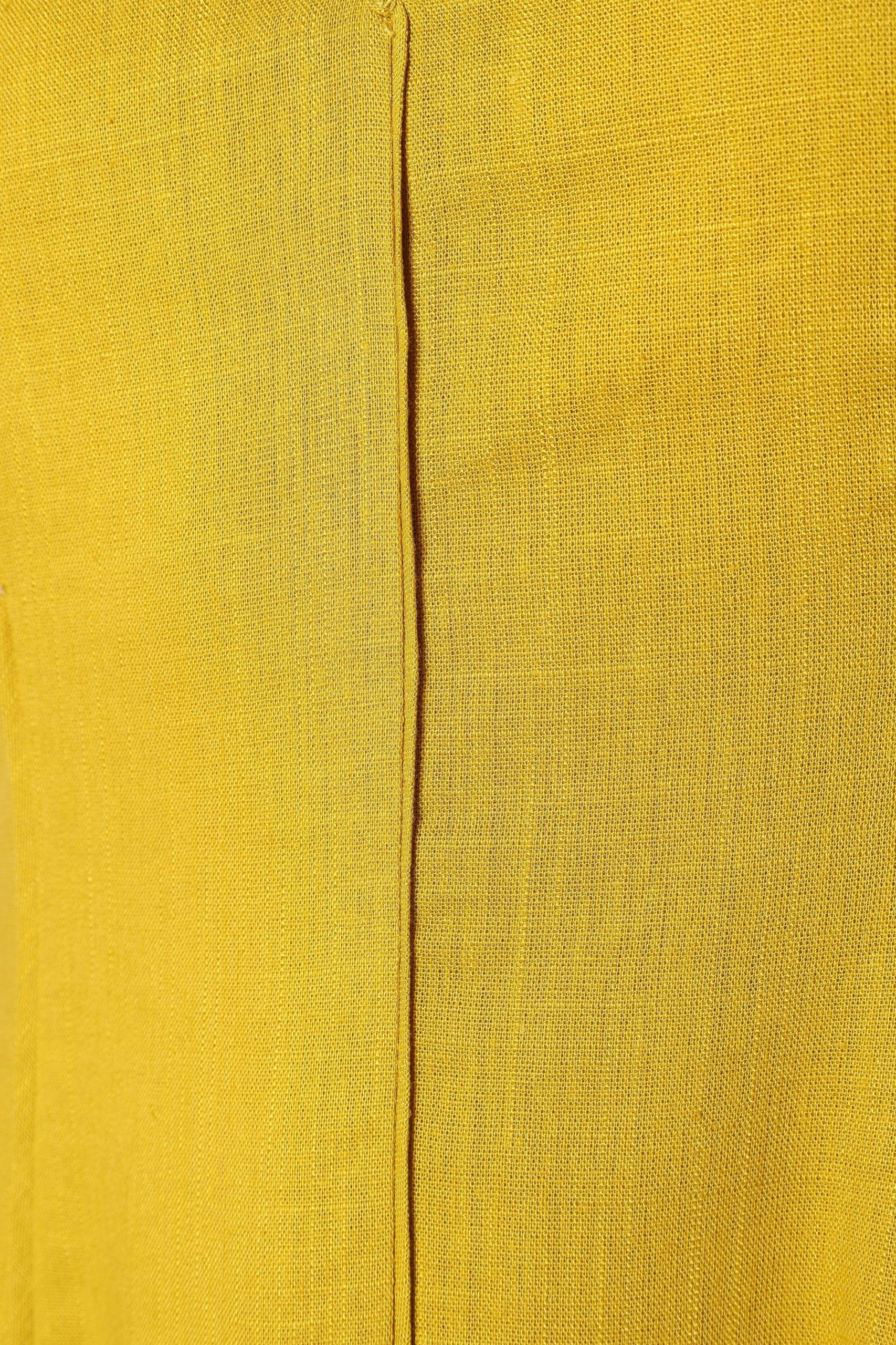 Rubes Mini Dress - Mustard - Image 7