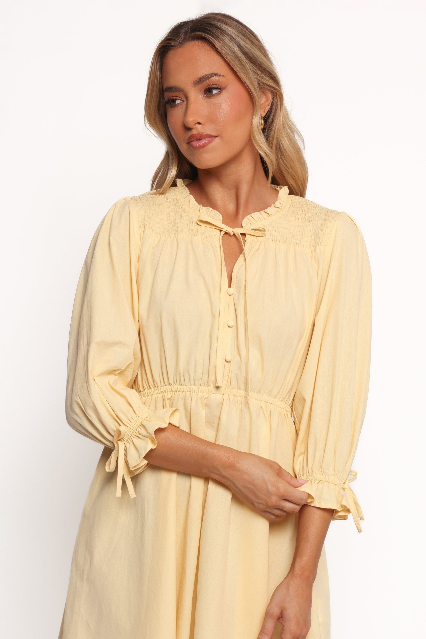Russell Mini Dress - Yellow - Image 4