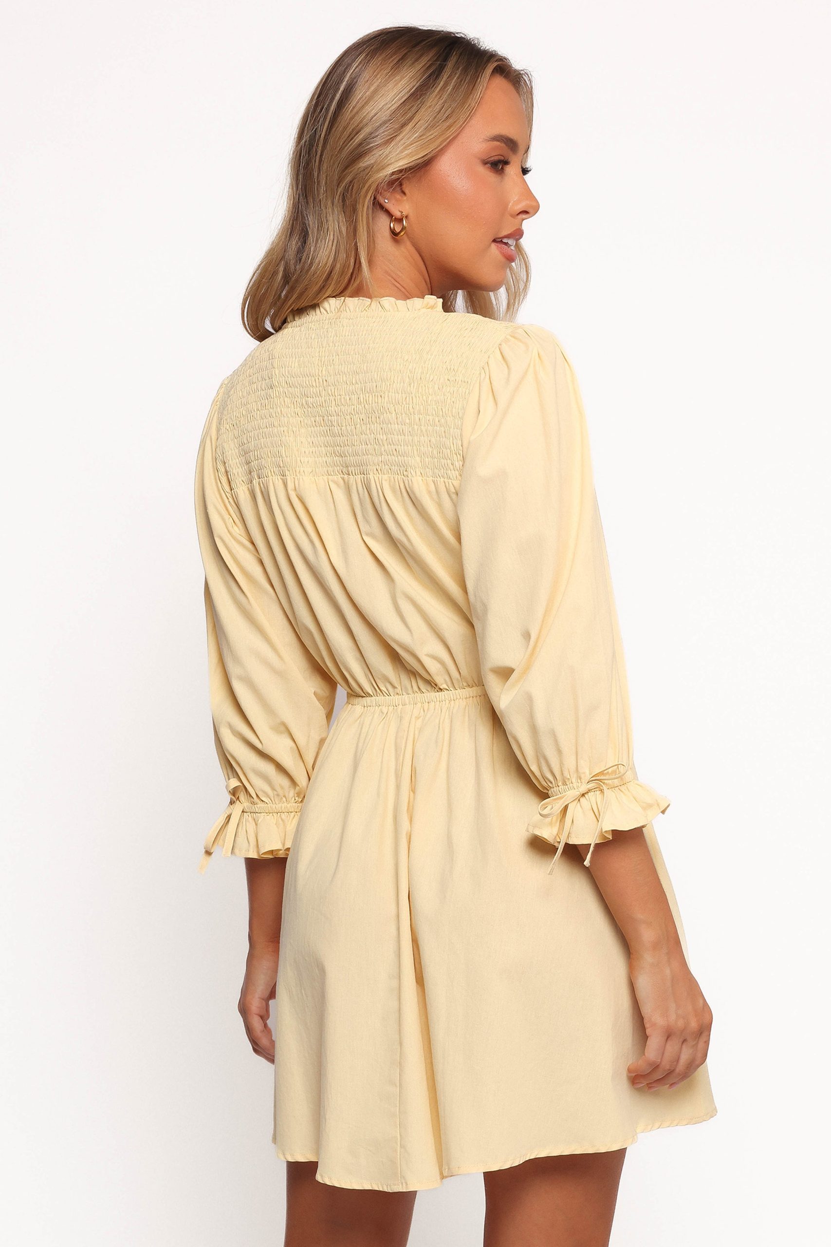 Russell Mini Dress - Yellow - Image 3