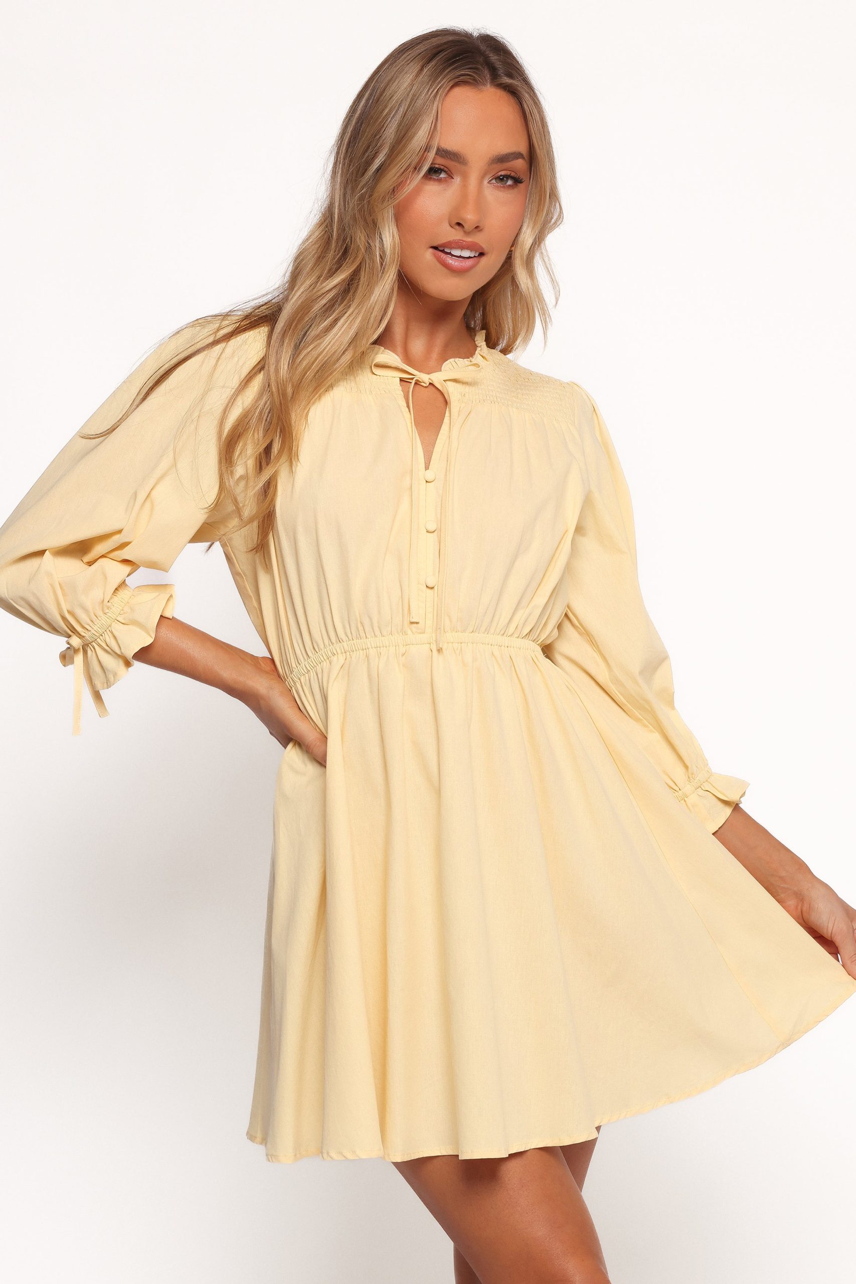 Russell Mini Dress - Yellow - Image 6