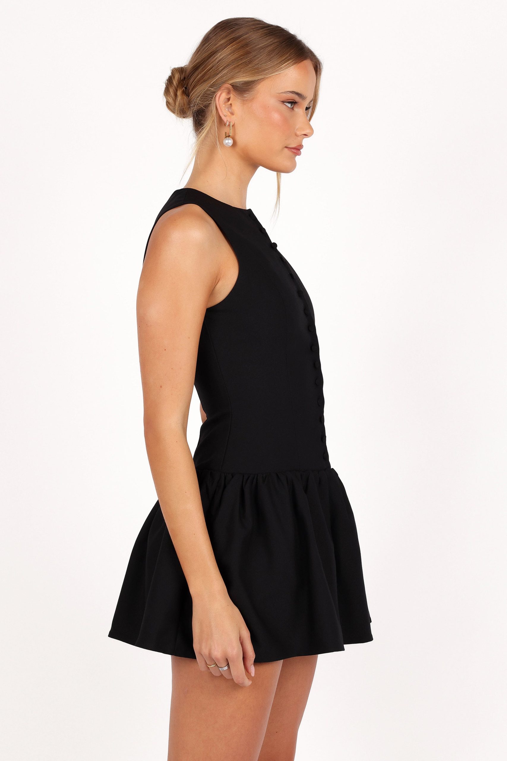 Ruth Mini Dress - Black - Image 7