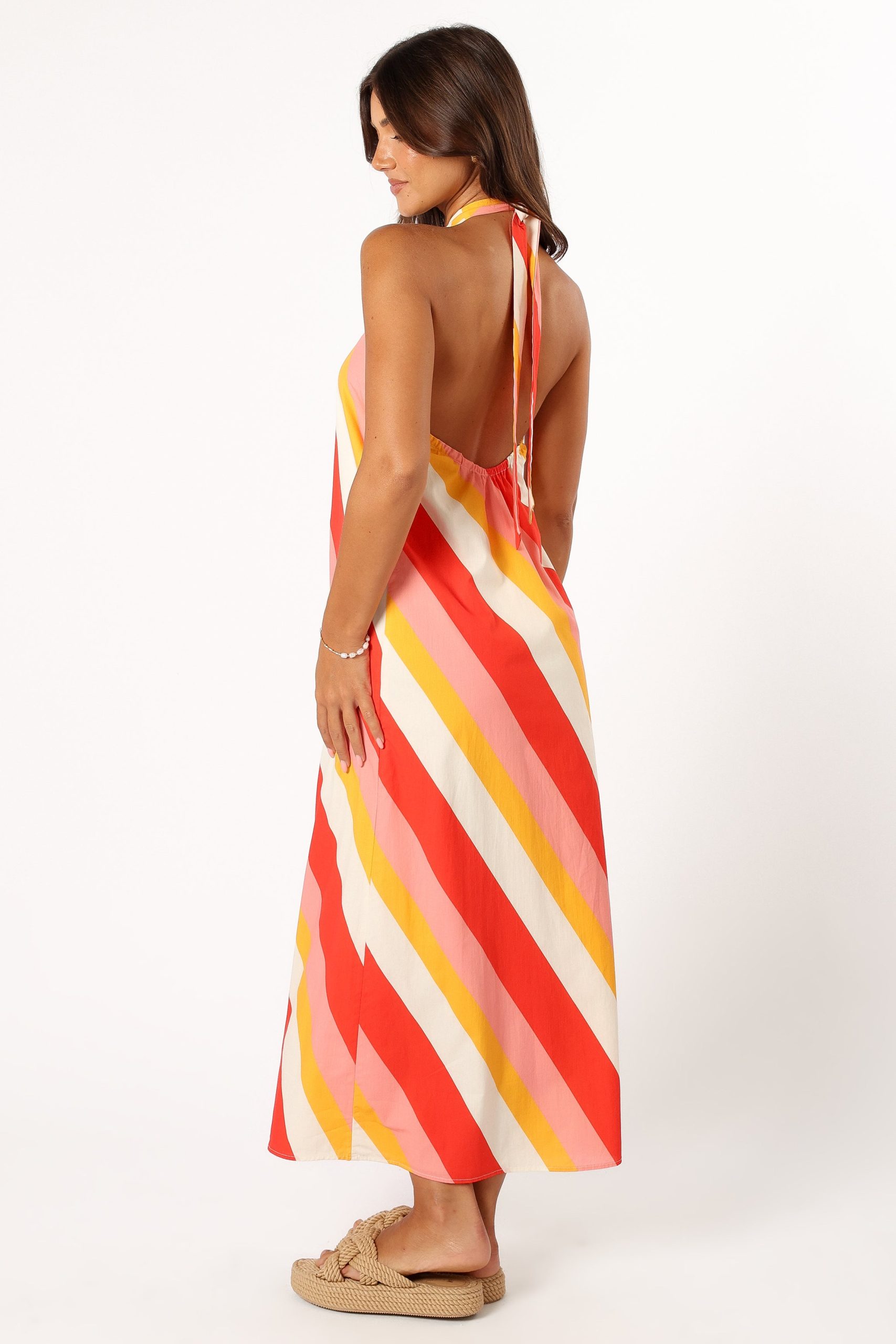 Sabbia Maxi Dress - Pink Stripe - Image 7