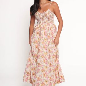 Salaca Maxi Dress - Pink/Orange