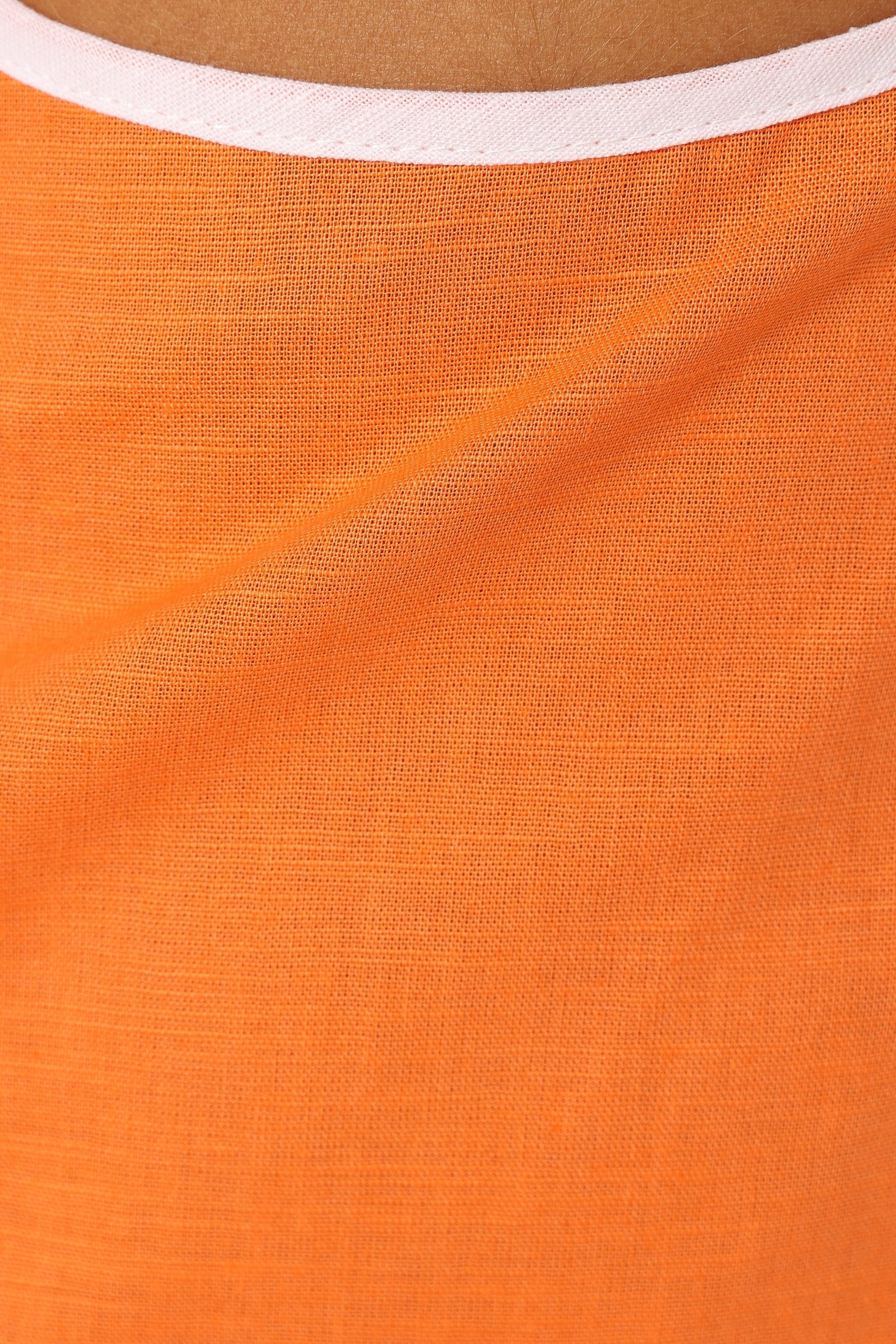 Samara Mini Dress - Orange - Image 7