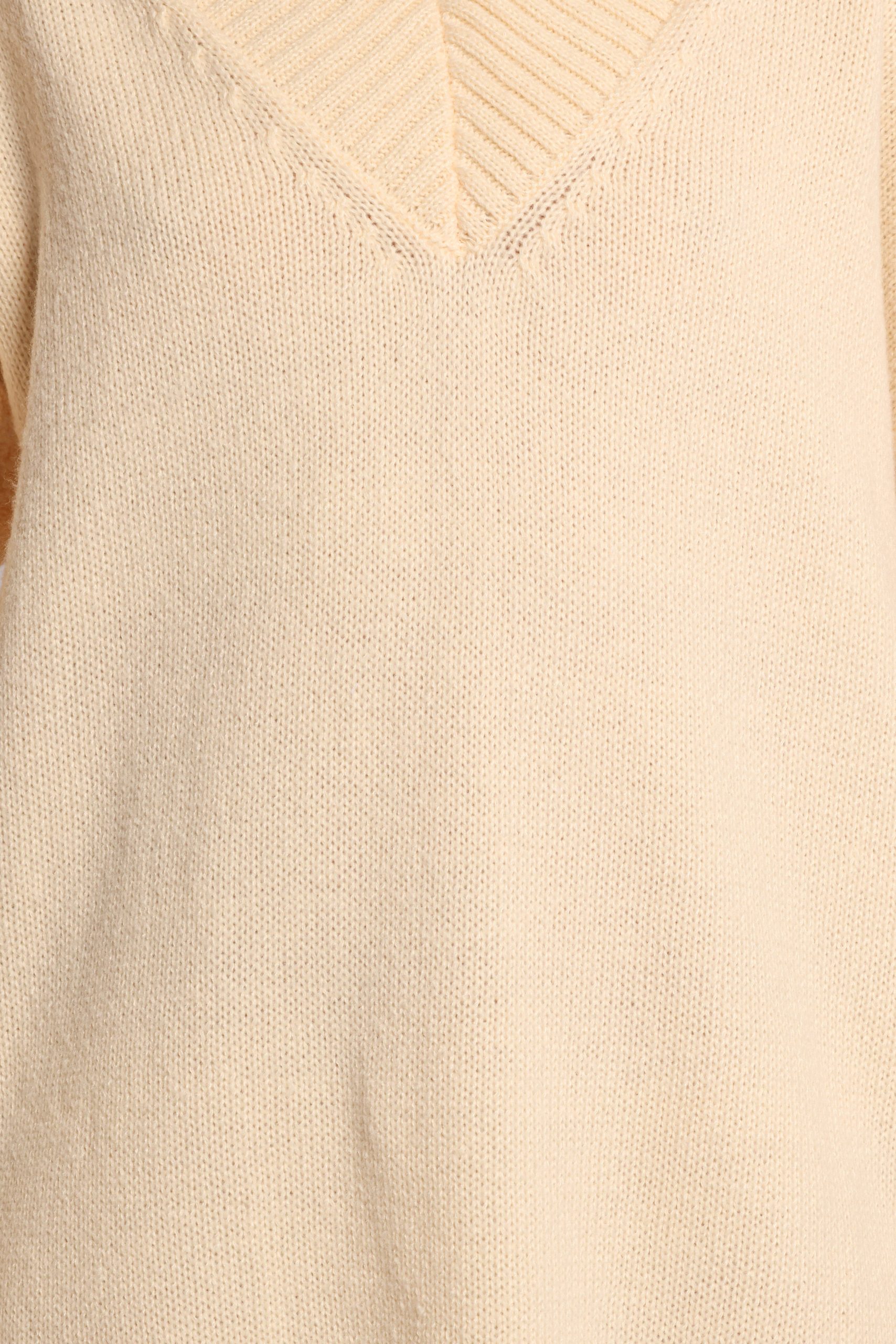 Sancia Knit Mini Dress - Cream - Image 7
