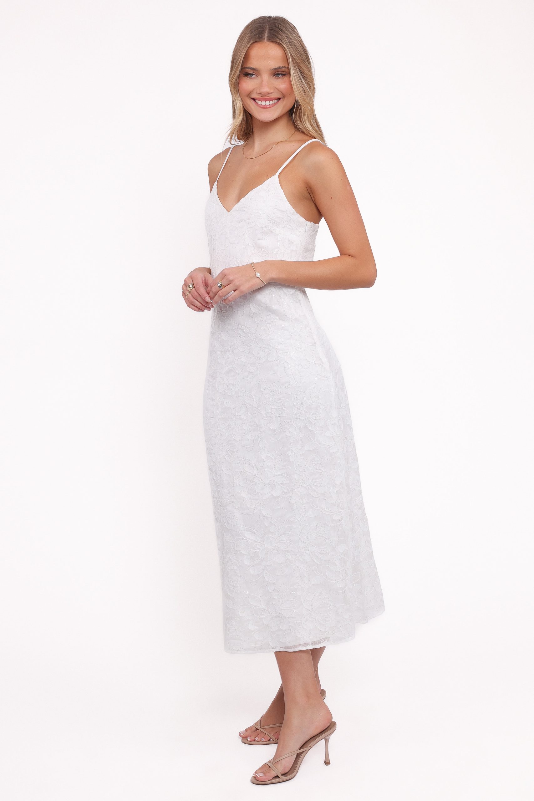 Saoirse Maxi Dress - White - Image 3