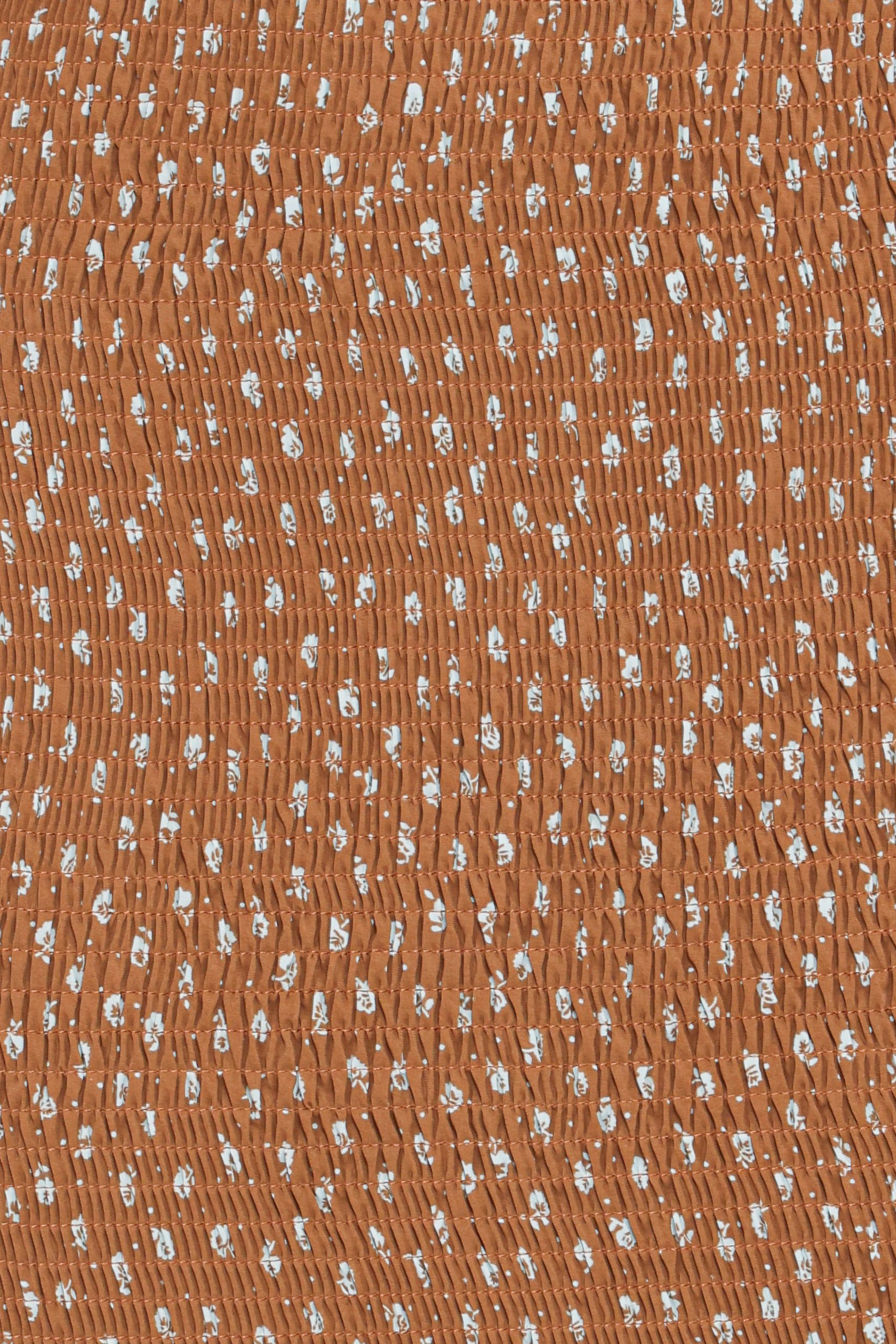 Sara Midi Dress - Brown Floral - Image 5