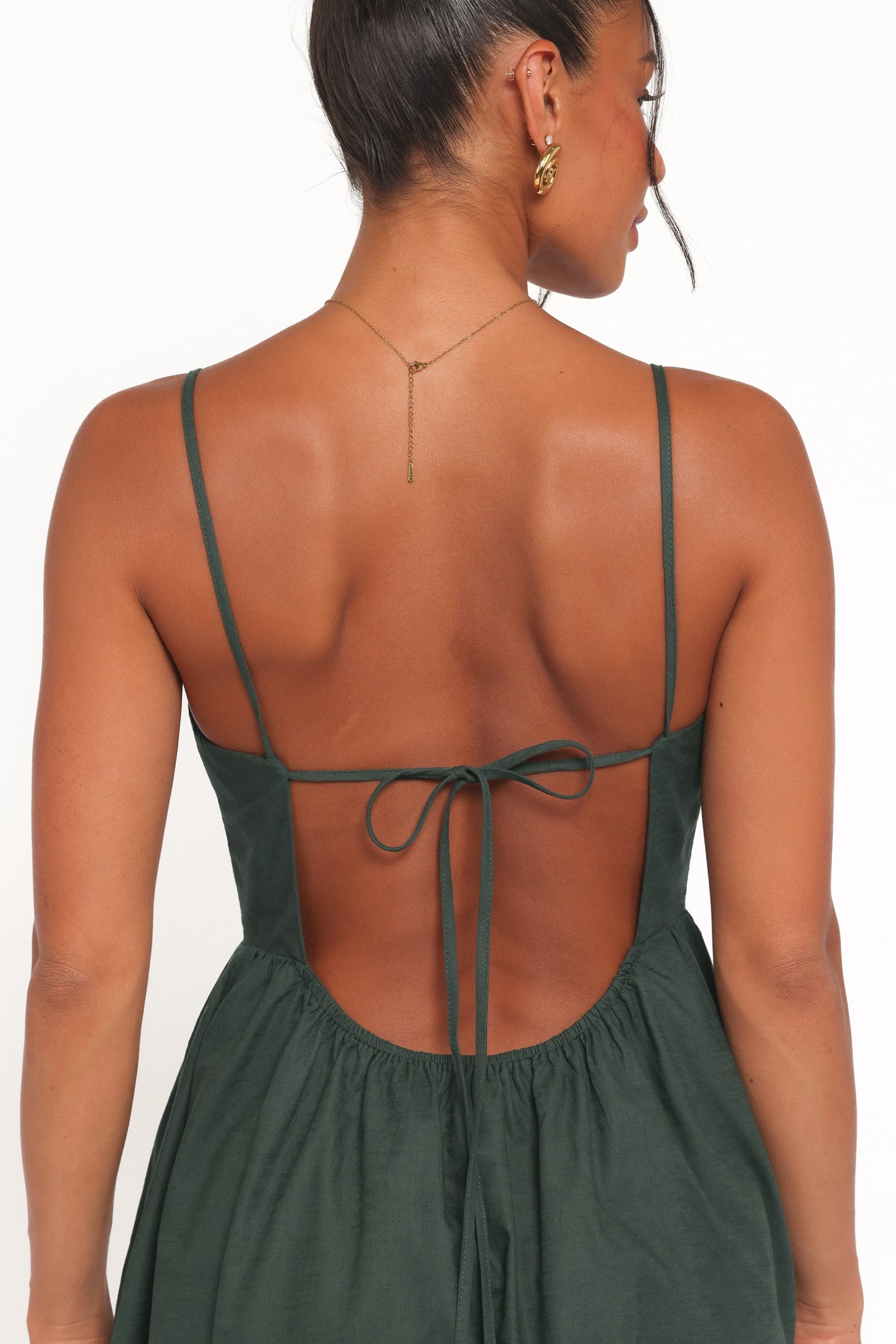 Savannah Maxi Dress - Forest Green - Image 6