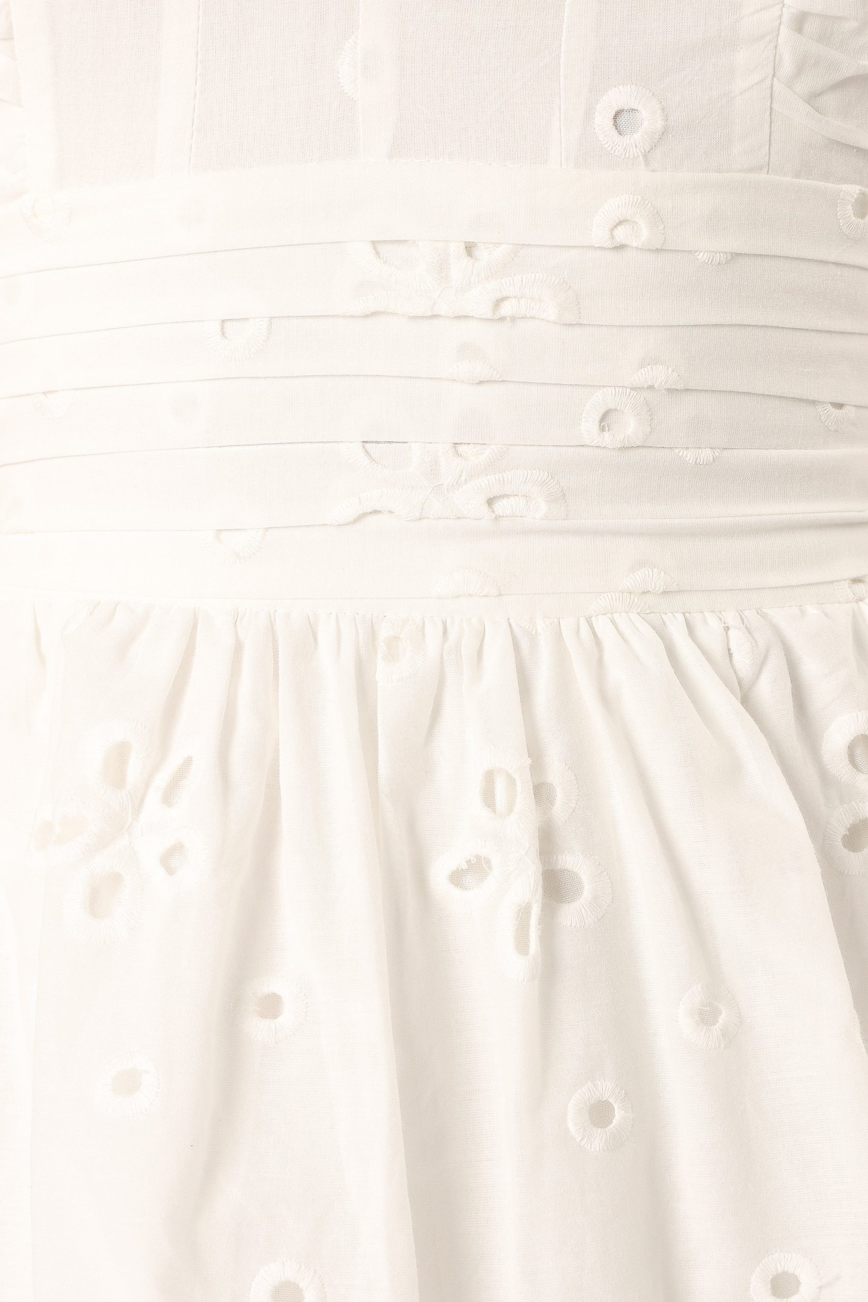 Selda Frill Sleeve Mini Dress - White - Image 7