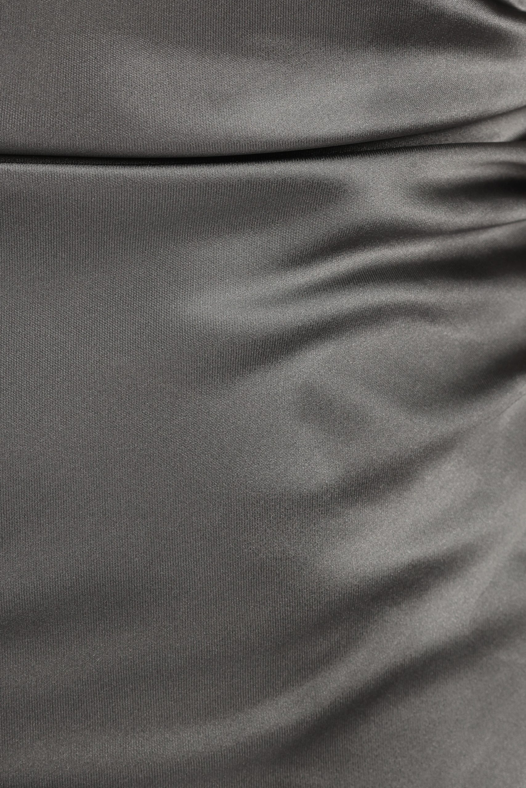 Selma Off Shoulder Maxi Dress - Steel Gray - Image 7