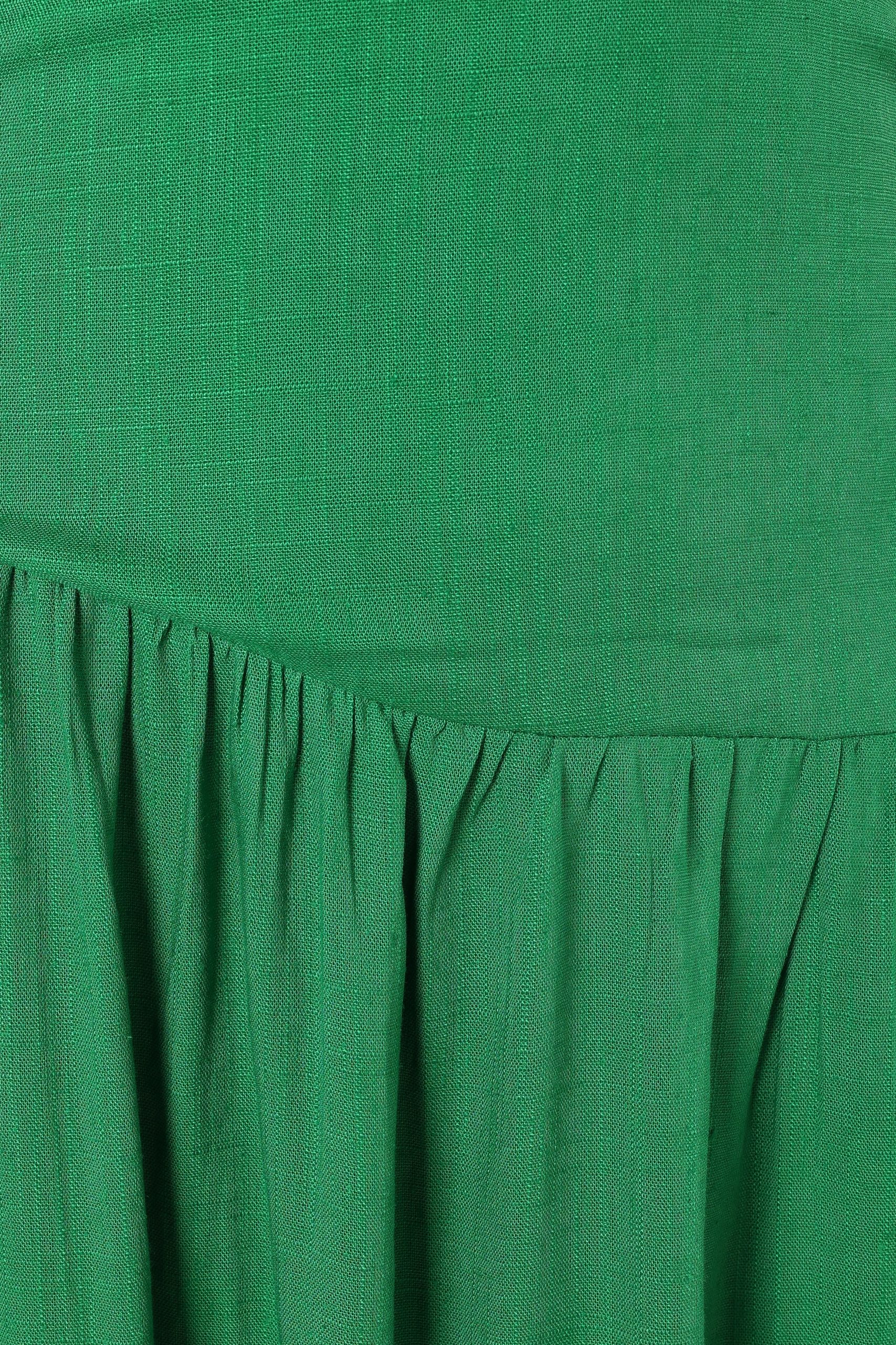 Shiloh Midi Dress - Green - Image 9