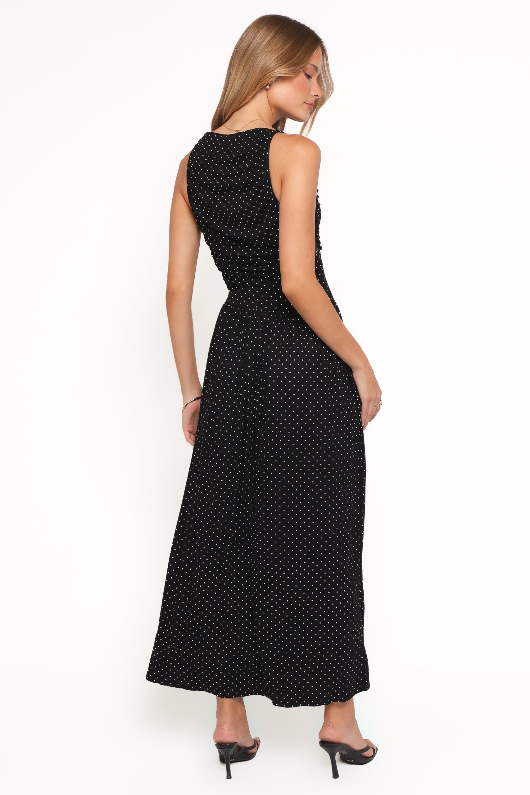 Shirley Maxi Dress - Black Polka Dot - Image 4