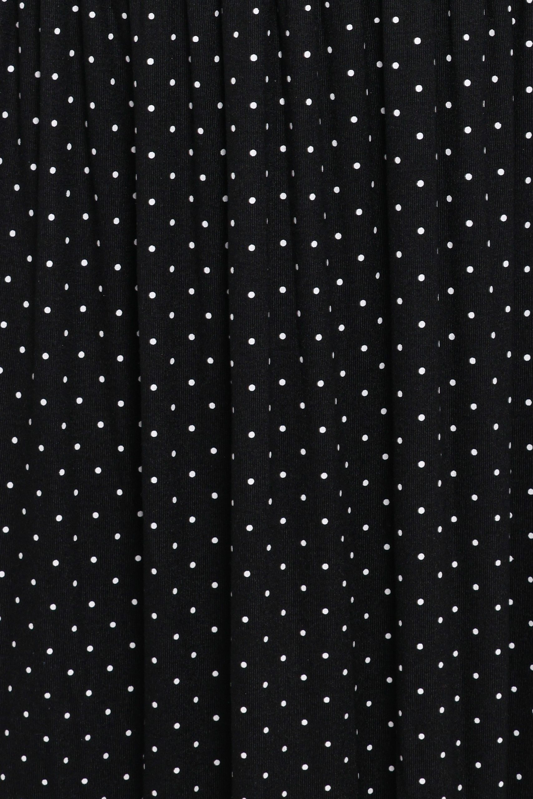 Shirley Maxi Dress - Black Polka Dot - Image 5