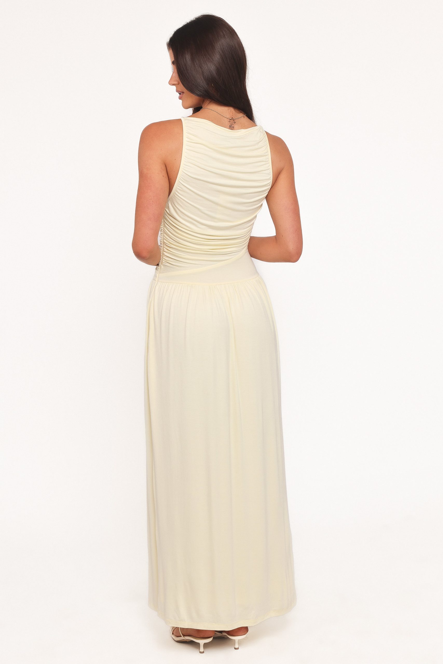 Shirley Maxi Dress - Butter Yellow - Image 4
