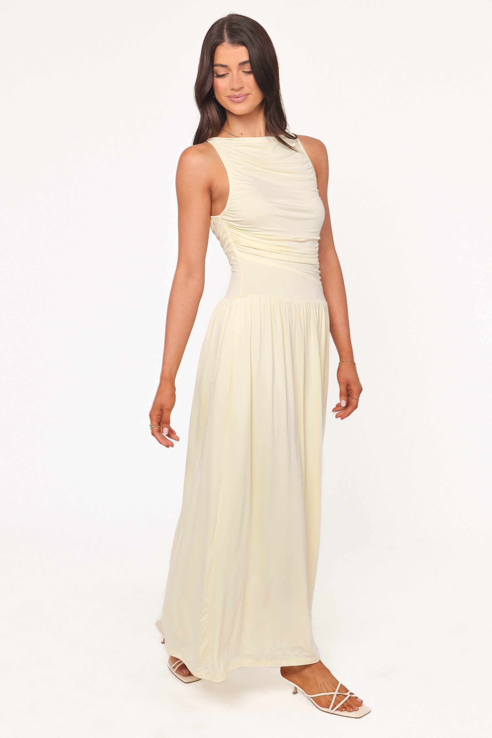 Shirley Maxi Dress - Butter Yellow - Image 3