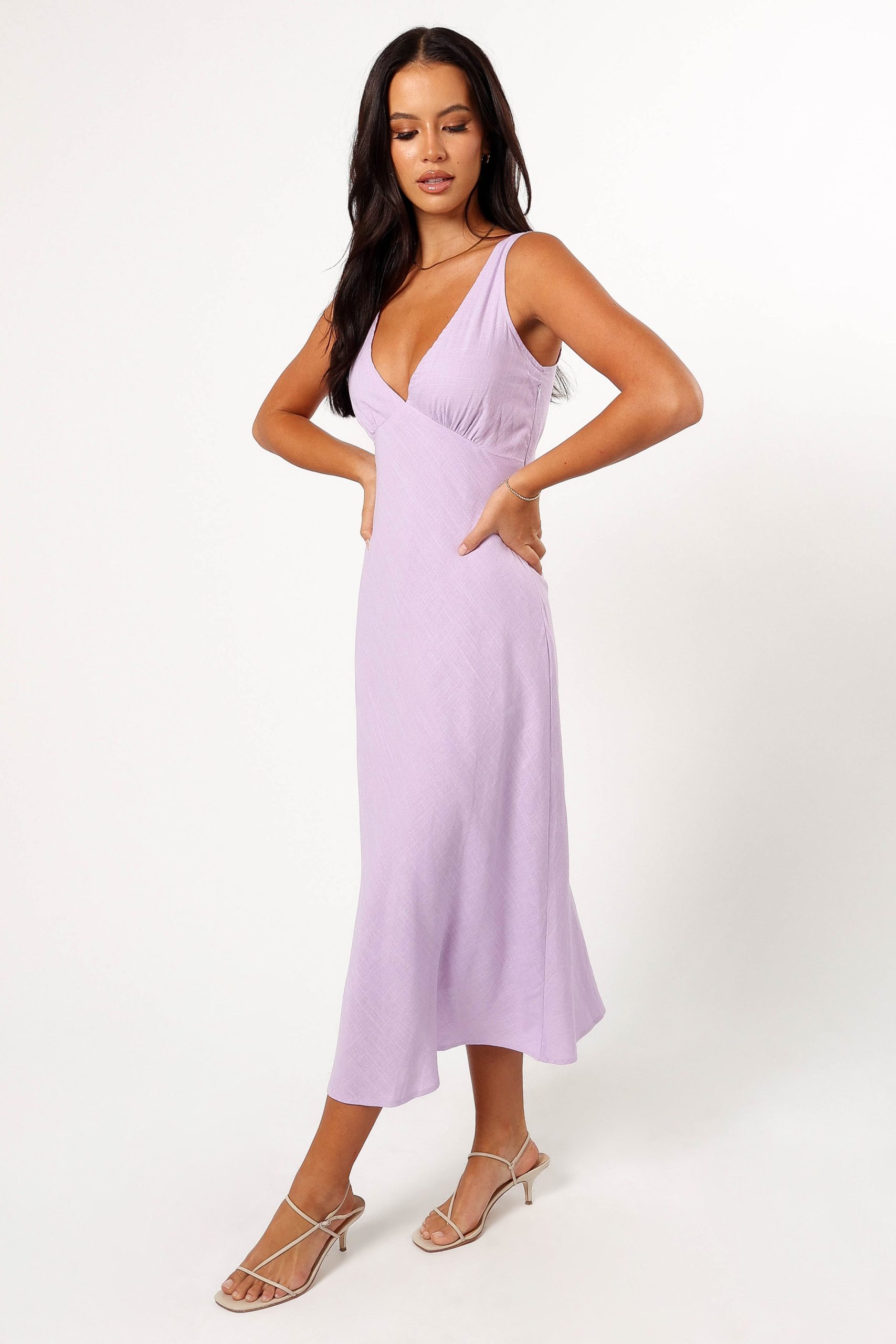 Shyla Midi Dress - Lilac - Image 5