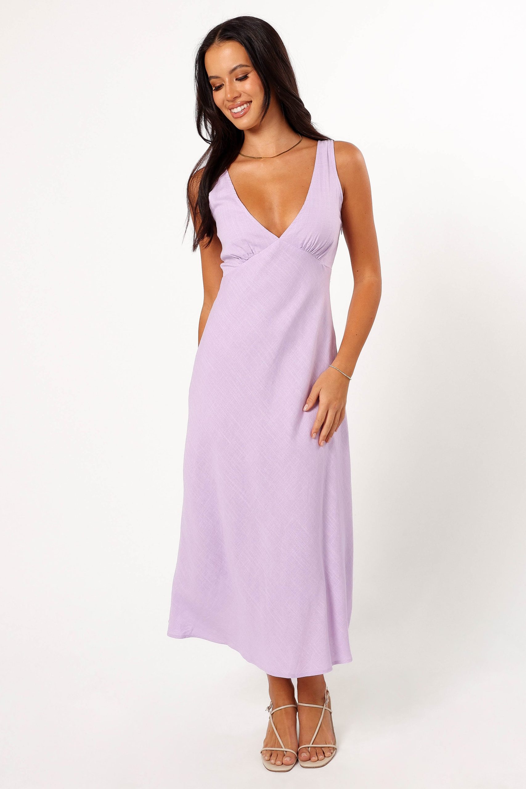 Shyla Midi Dress - Lilac - Image 9