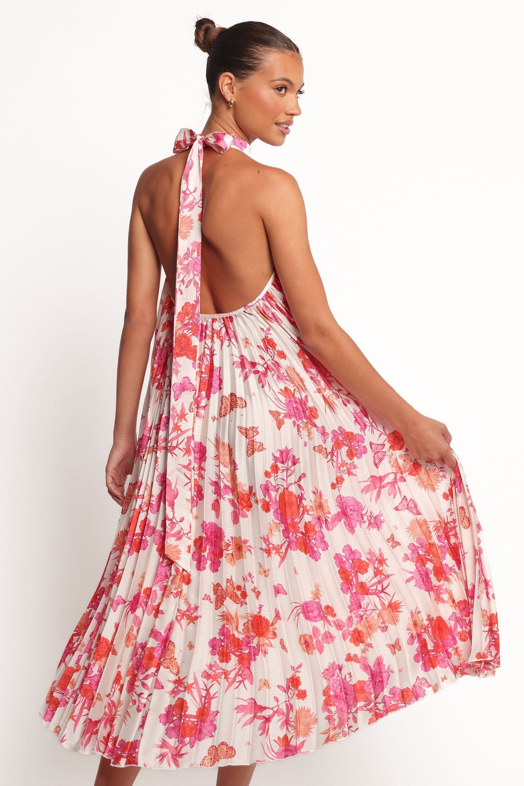 Sirmione Maxi Dress - Pink Floral - Image 2