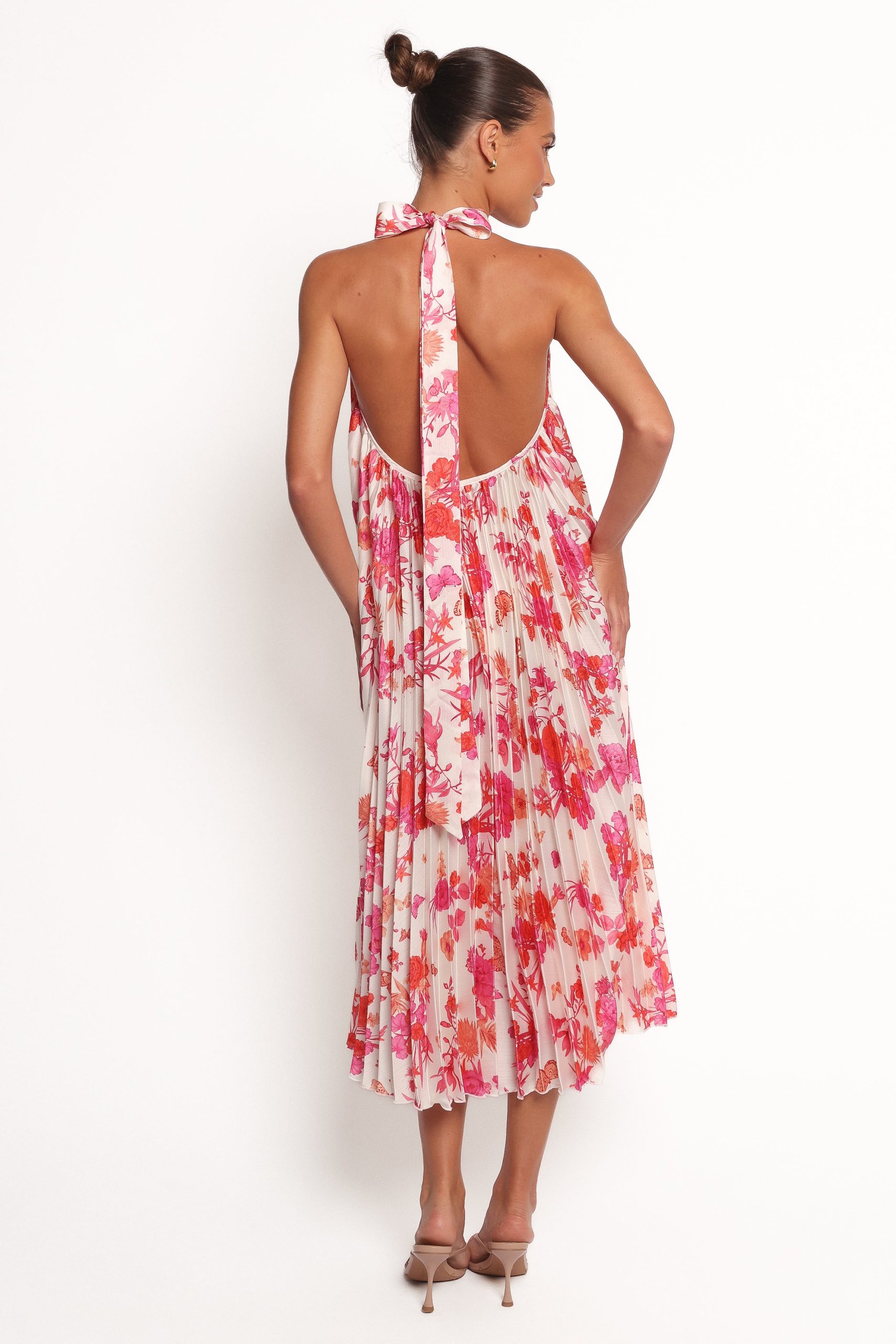 Sirmione Maxi Dress - Pink Floral - Image 4