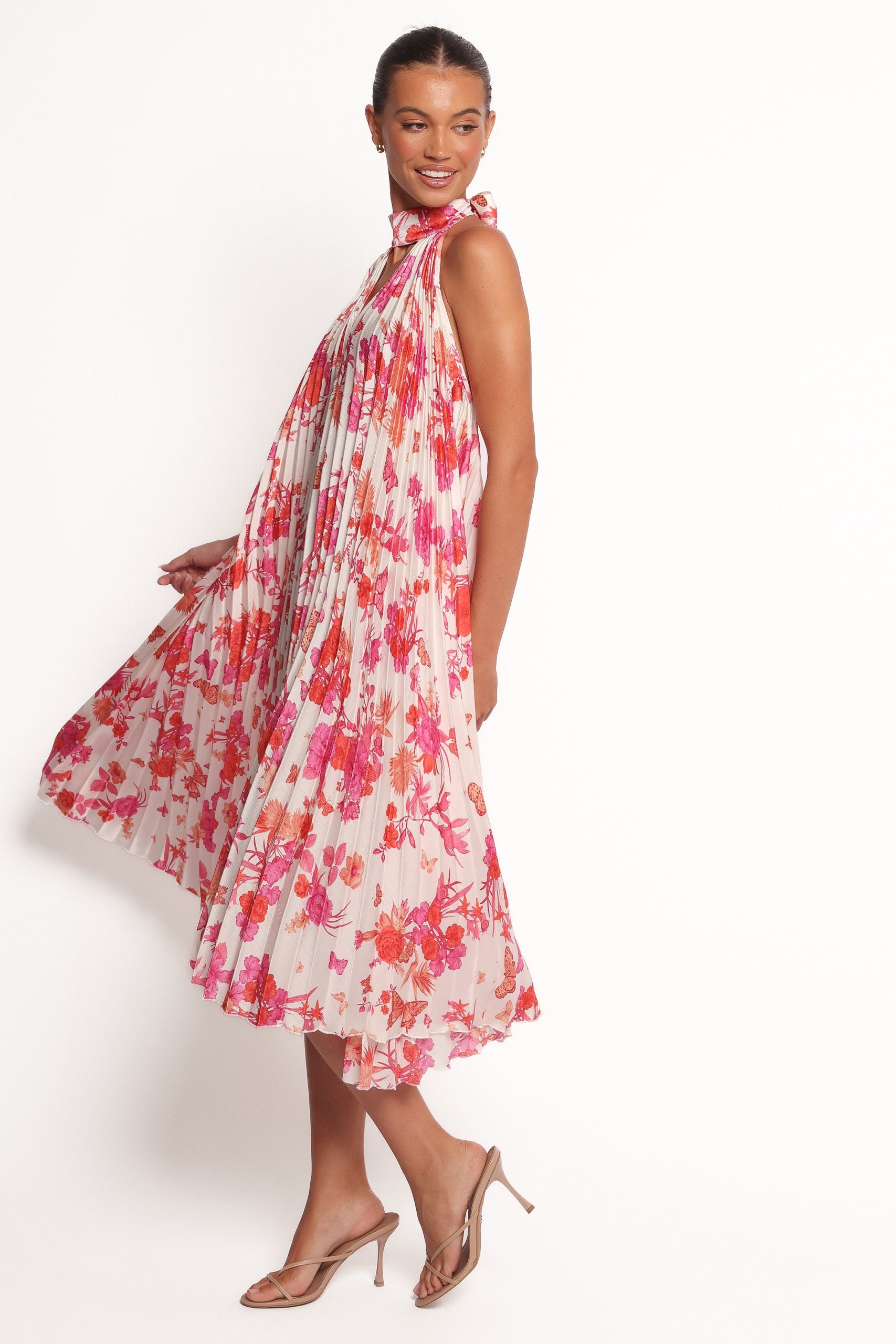 Sirmione Maxi Dress - Pink Floral - Image 5