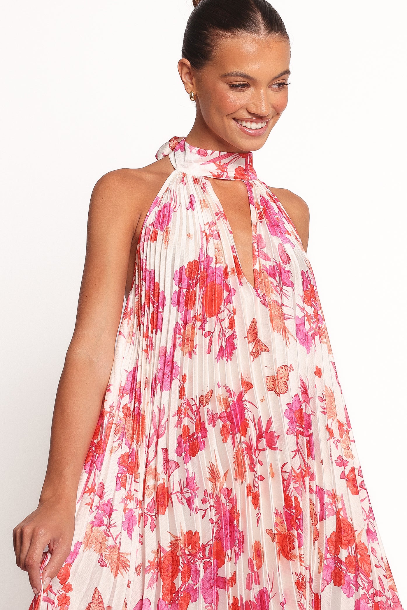 Sirmione Maxi Dress - Pink Floral - Image 7