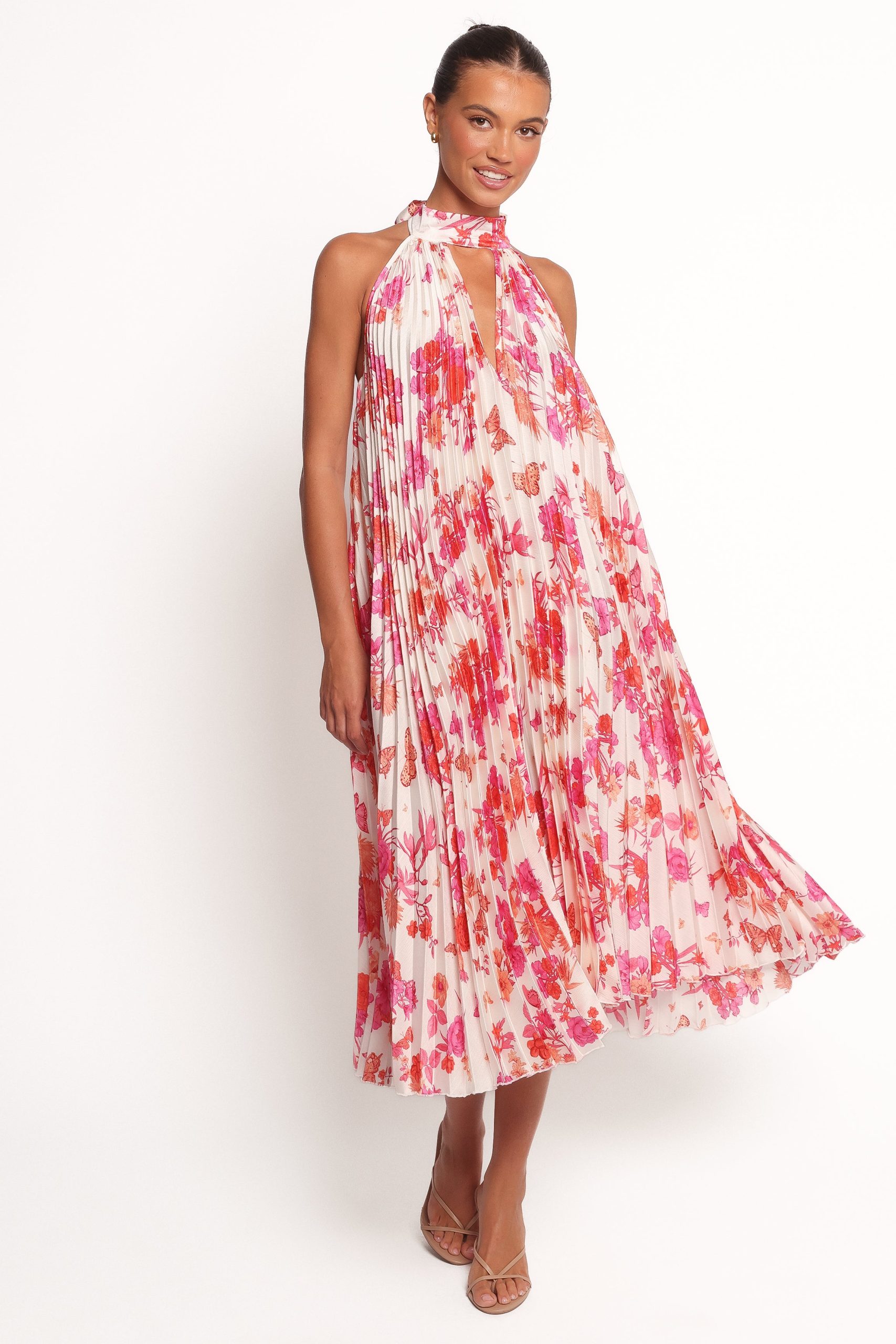 Sirmione Maxi Dress - Pink Floral - Image 3