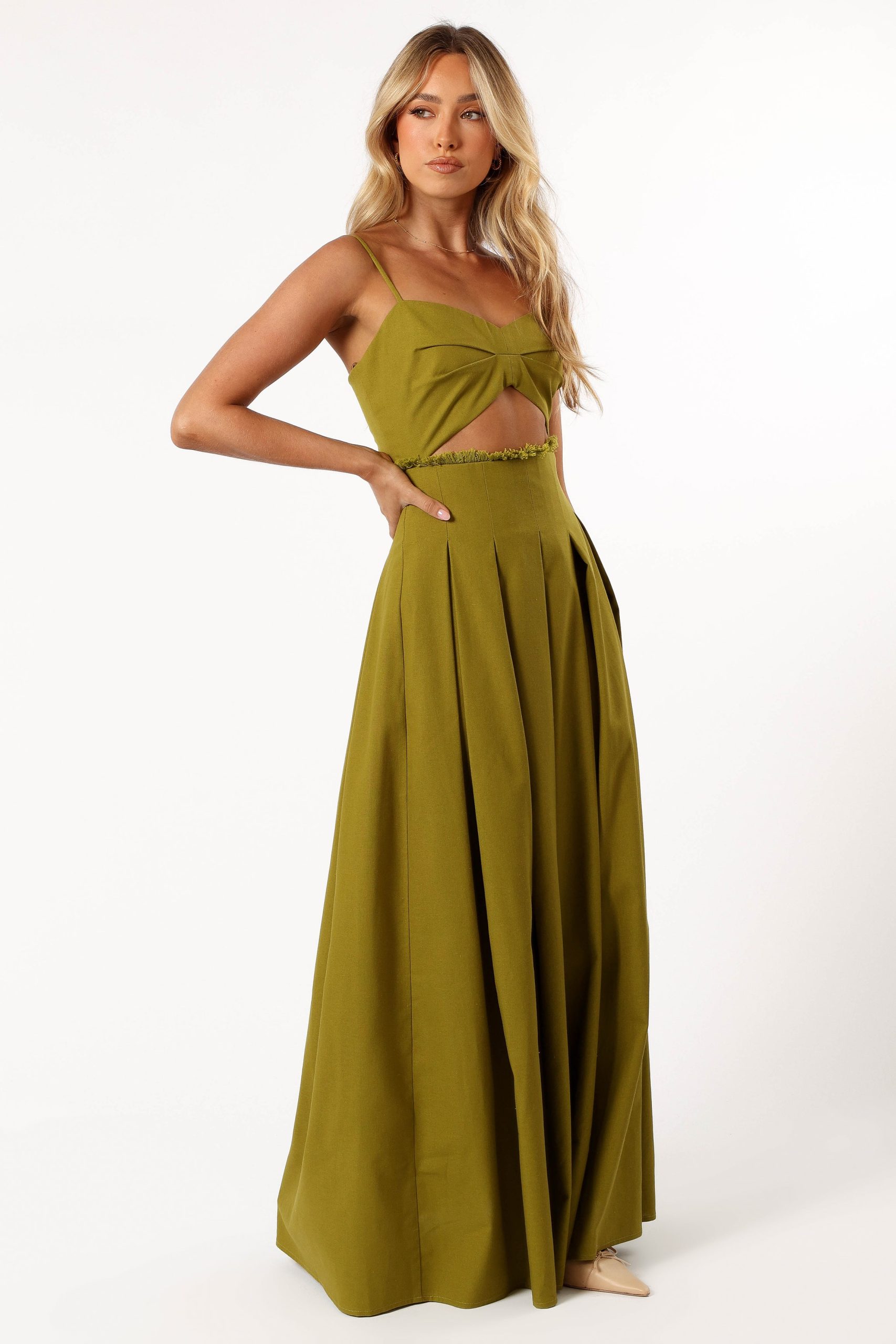Skye Maxi Dress - Moss - Image 5