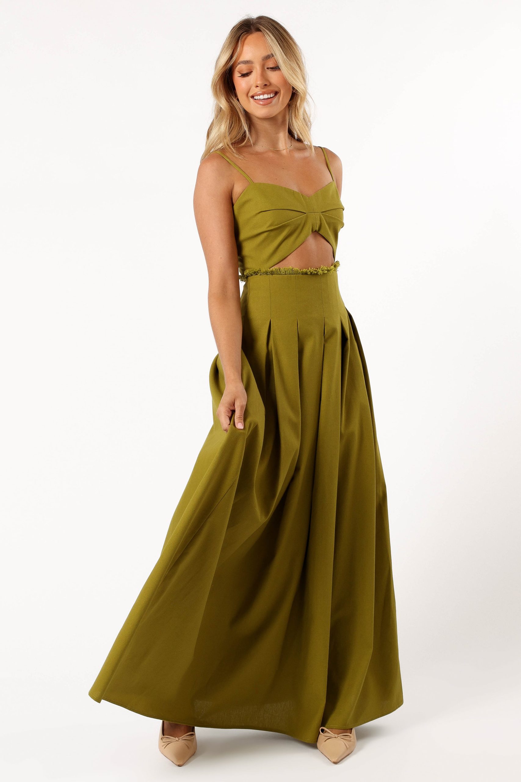 Skye Maxi Dress - Moss - Image 3