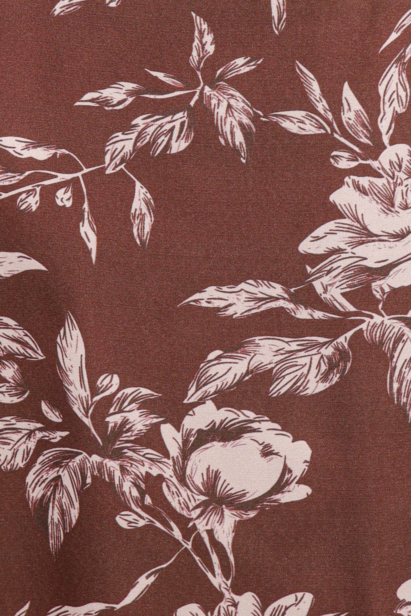 Solara Maxi Dress - Brown Floral Print - Image 5
