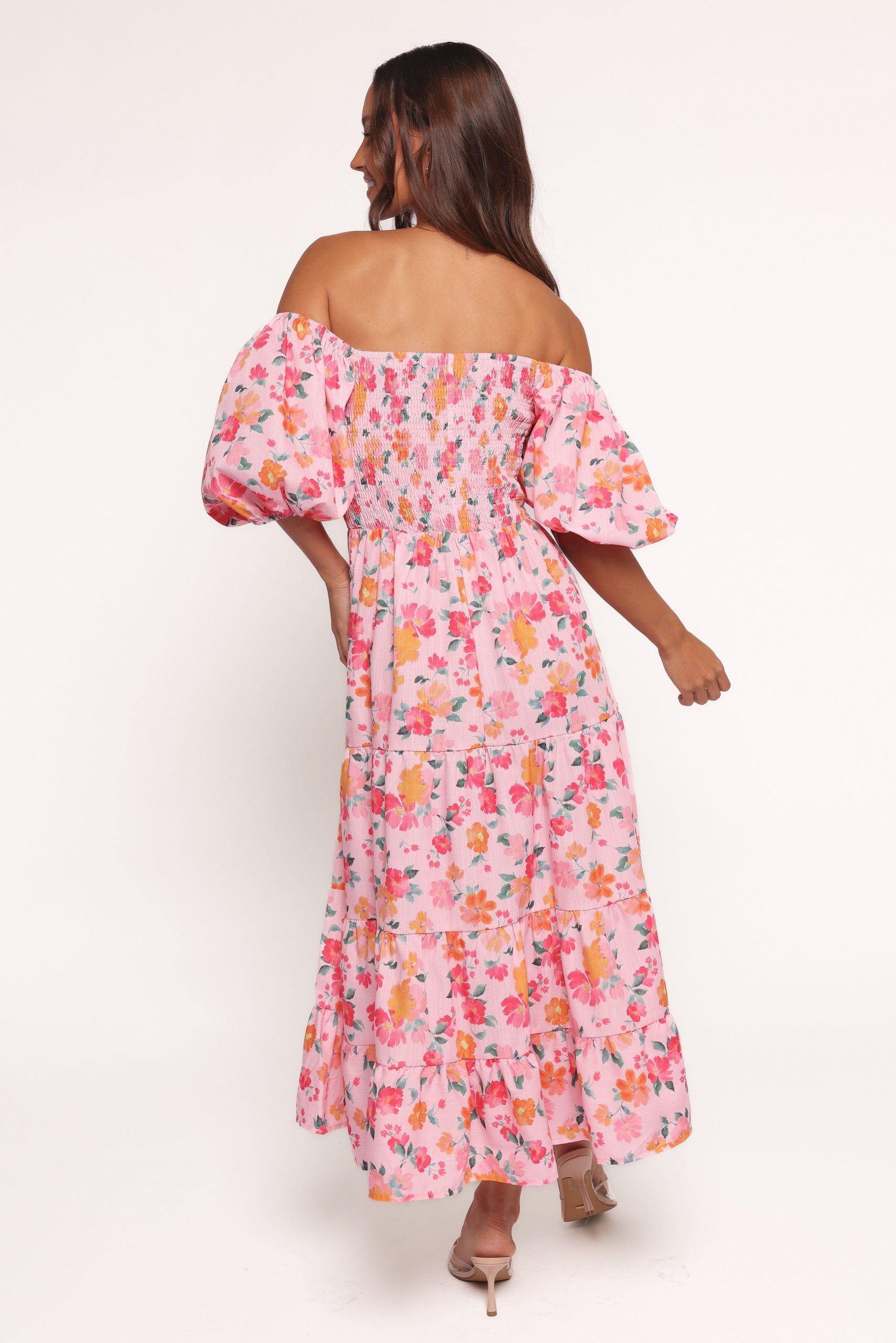 Soliel Midi Dress - Pink Floral - Image 4