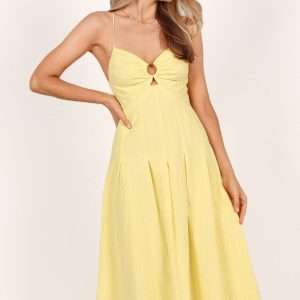 Sondera Midi Dress - Yellow