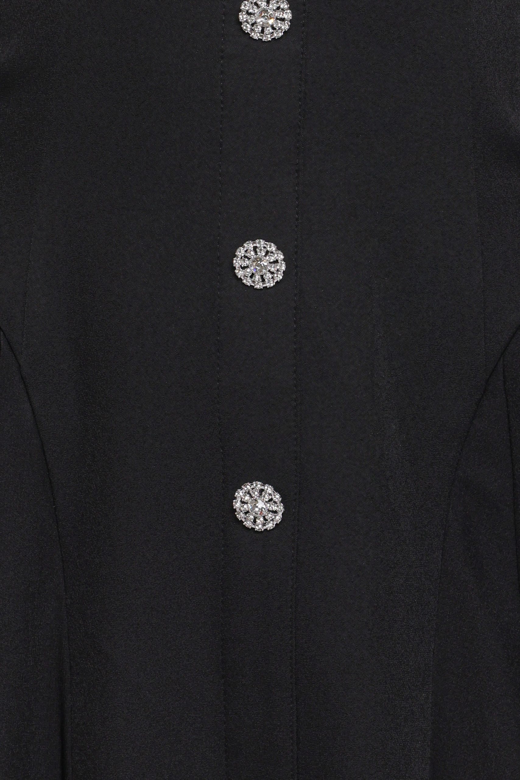 Sonya Long Sleeve Mini Dress - Black - Image 7