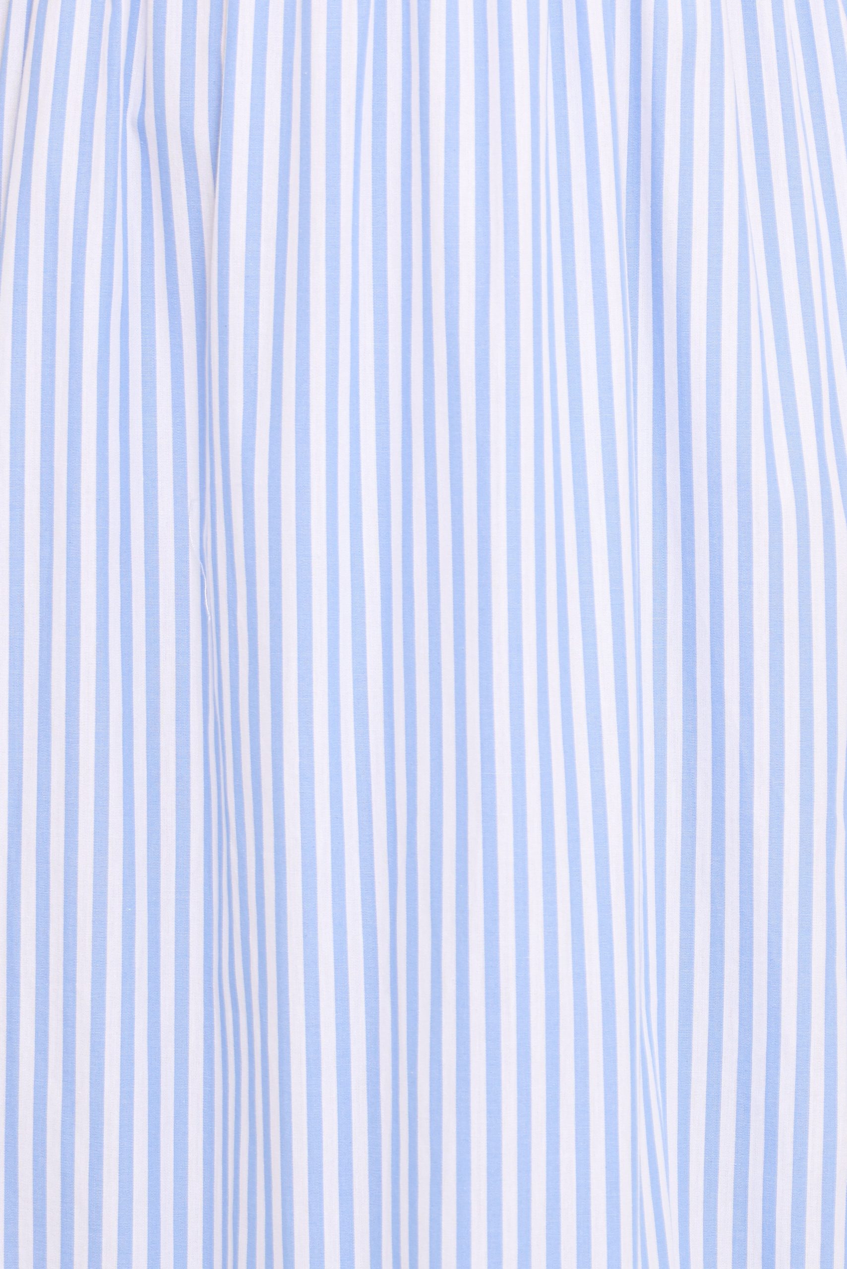 Steele Puff Sleeve Midi Dress - Blue Stripe - Image 7