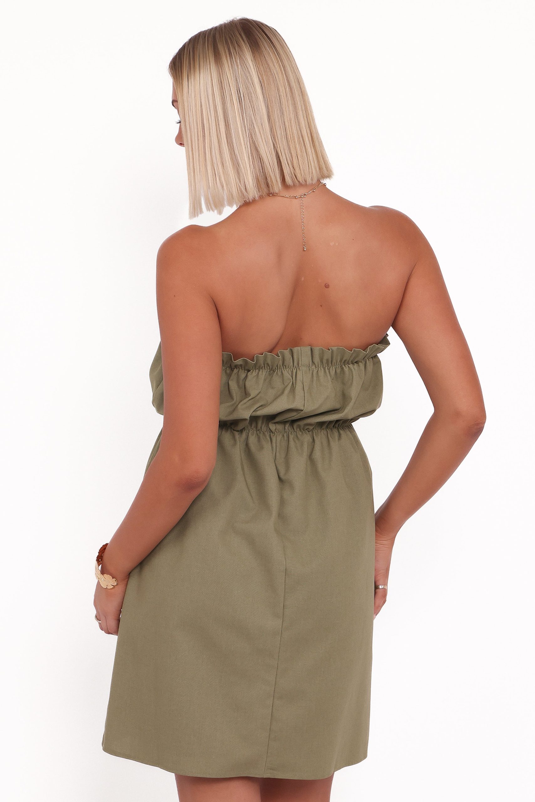 Stratton Mini Dress - Leaf Green - Image 4