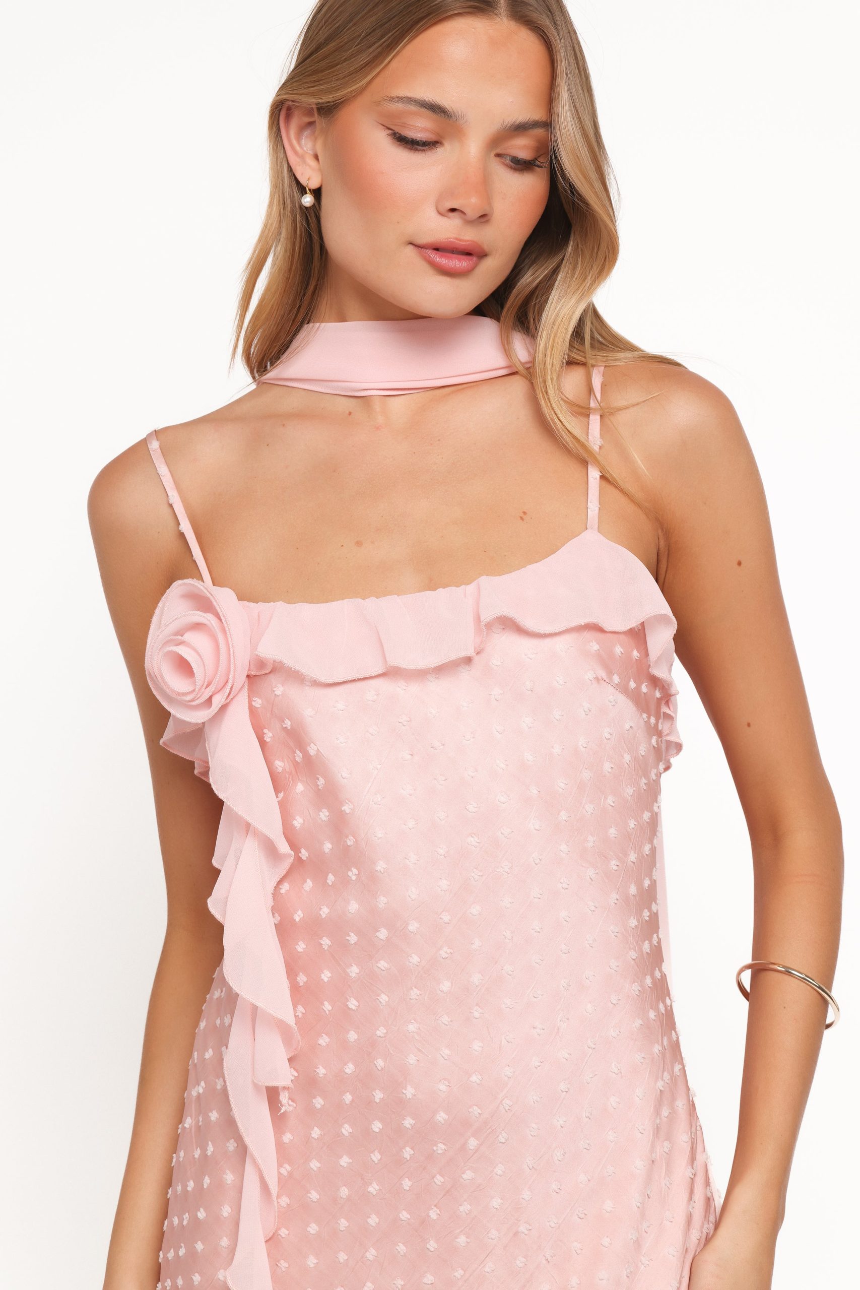Suki Mini Dress - Peach - Image 2