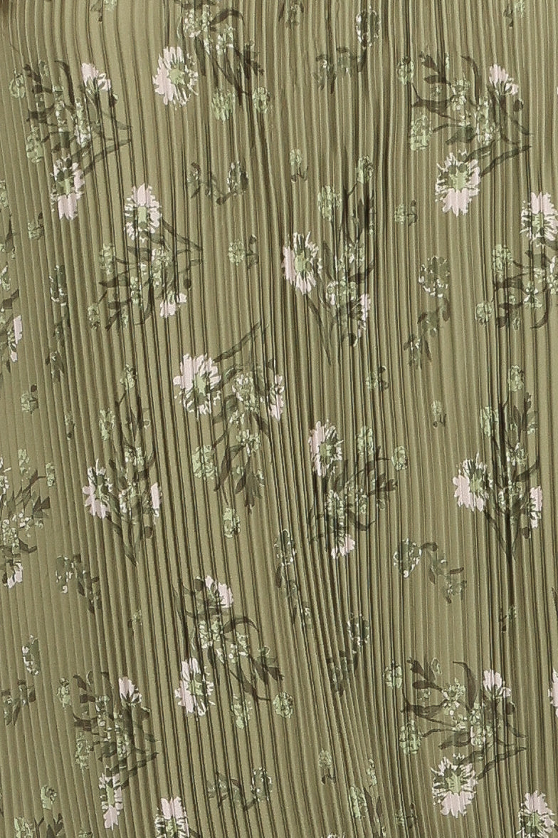 Sylvie Strapless Midi Dress - Sage Botanical - Image 7