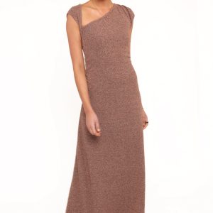 Talisa Midi Dress - Brown Marle